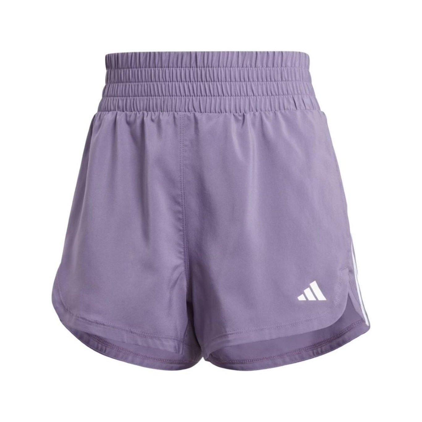 Shorts adidas Racer 3 Listras - Feminino - Foto 1