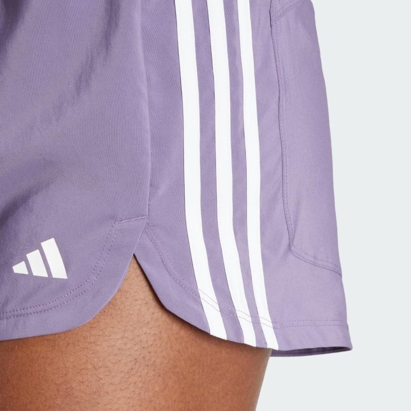 Shorts adidas Racer 3 Listras - Feminino - Foto 3