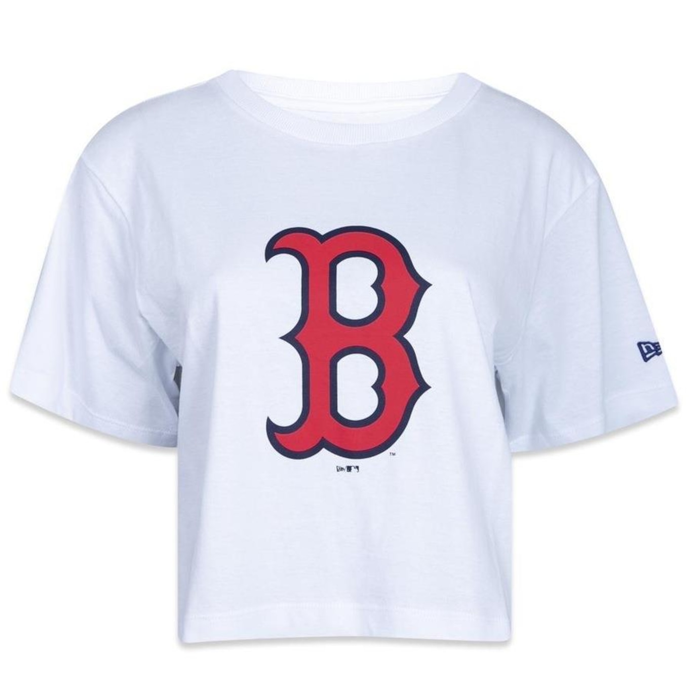 Camiseta New Era Feminina Cropped College Boston Red Sox - Feminina - Foto 1