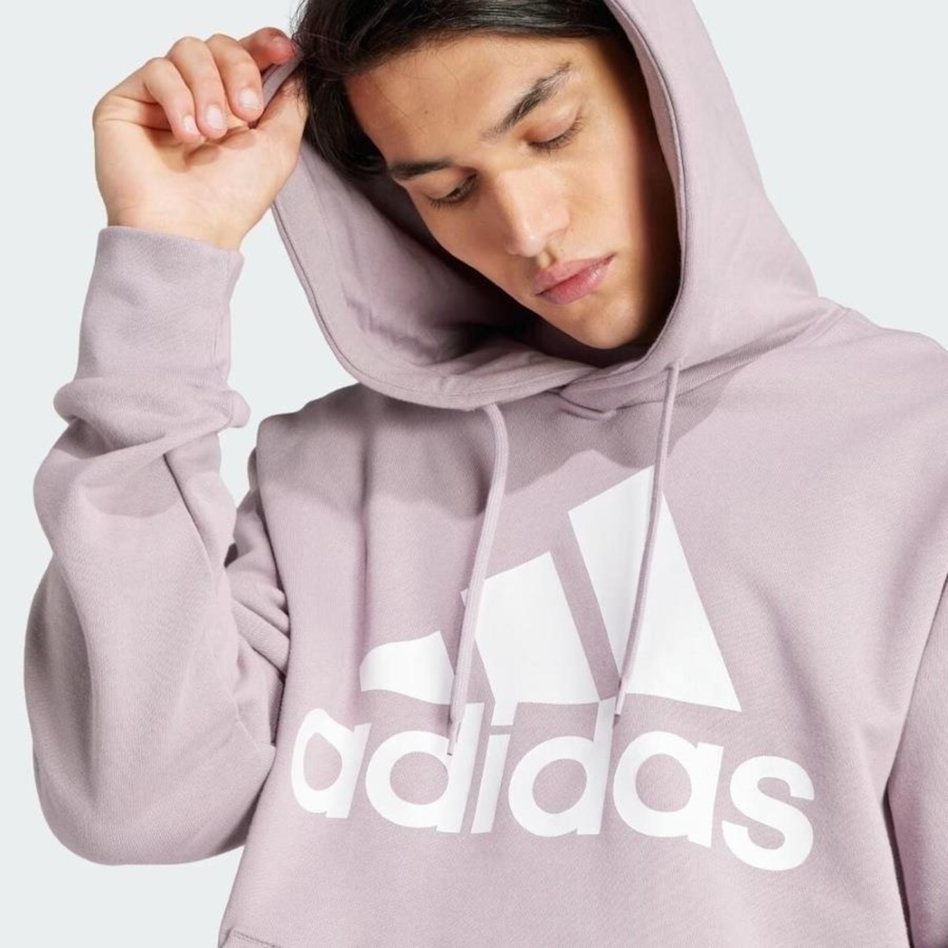 Blusão de Moletom com Capuz adidas Big Logo - Masculino - Foto 5