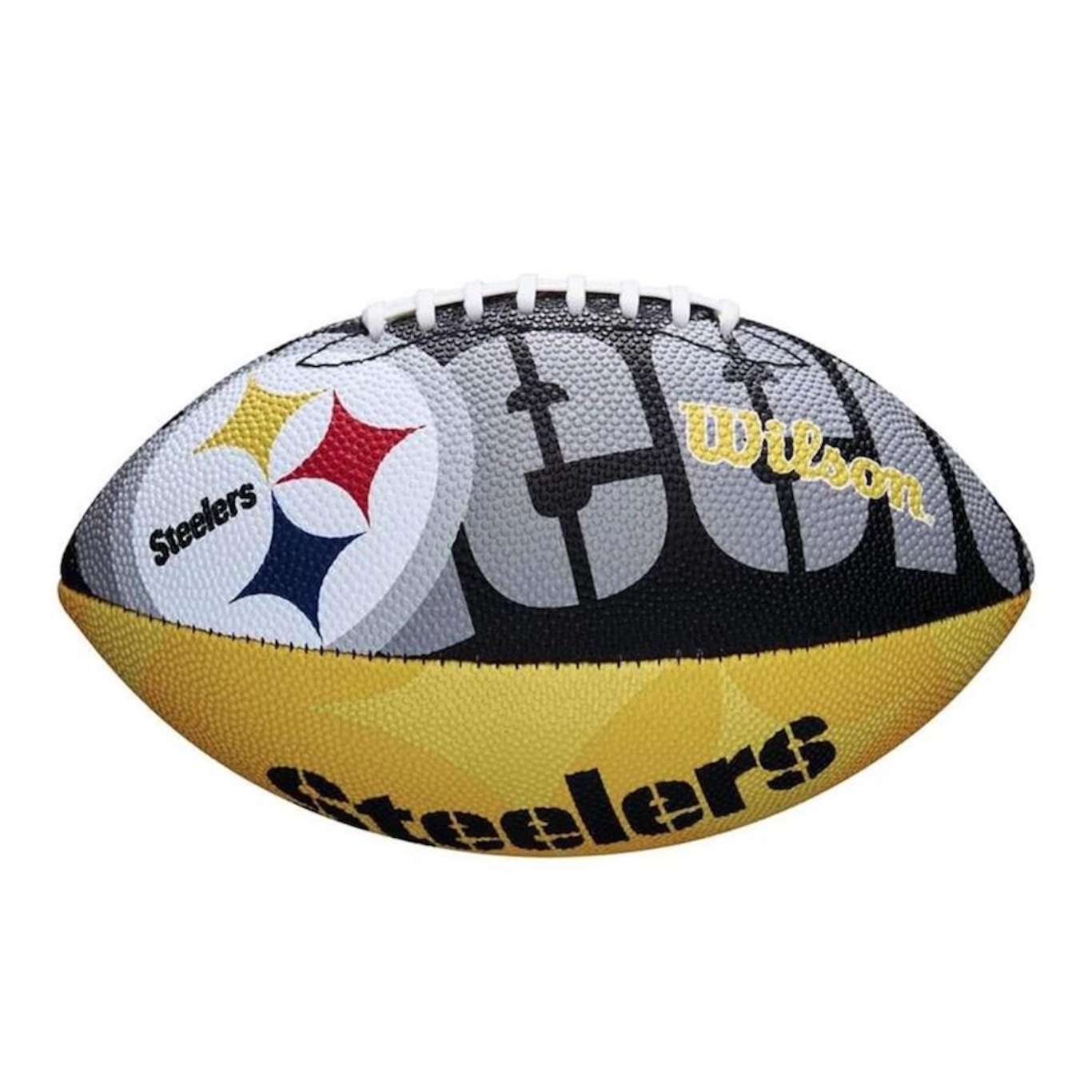 Bola de Futebol Americano Wilson Nfl Pittsburgh Steelers Team Logo Jr - Foto 2