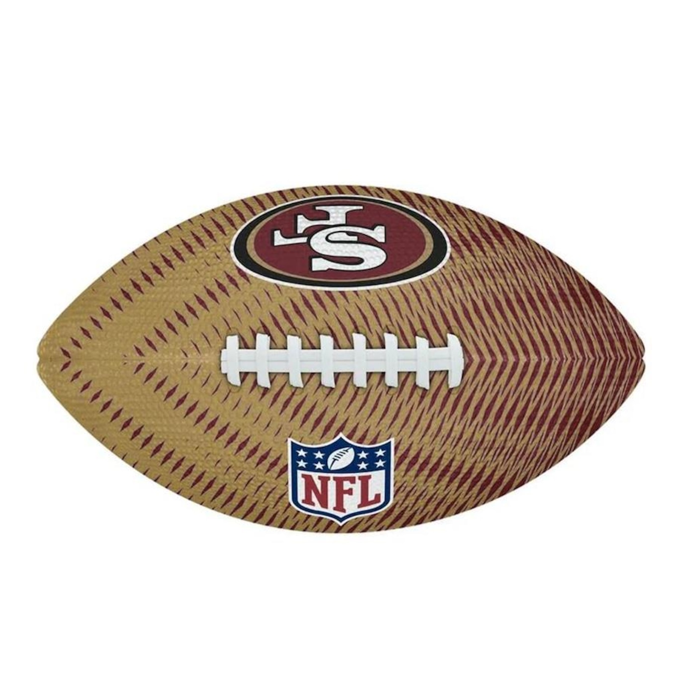 Bola de Futebol Americano Wilson Nfl San Francisco 49Ers Tailgate Jr - Foto 3