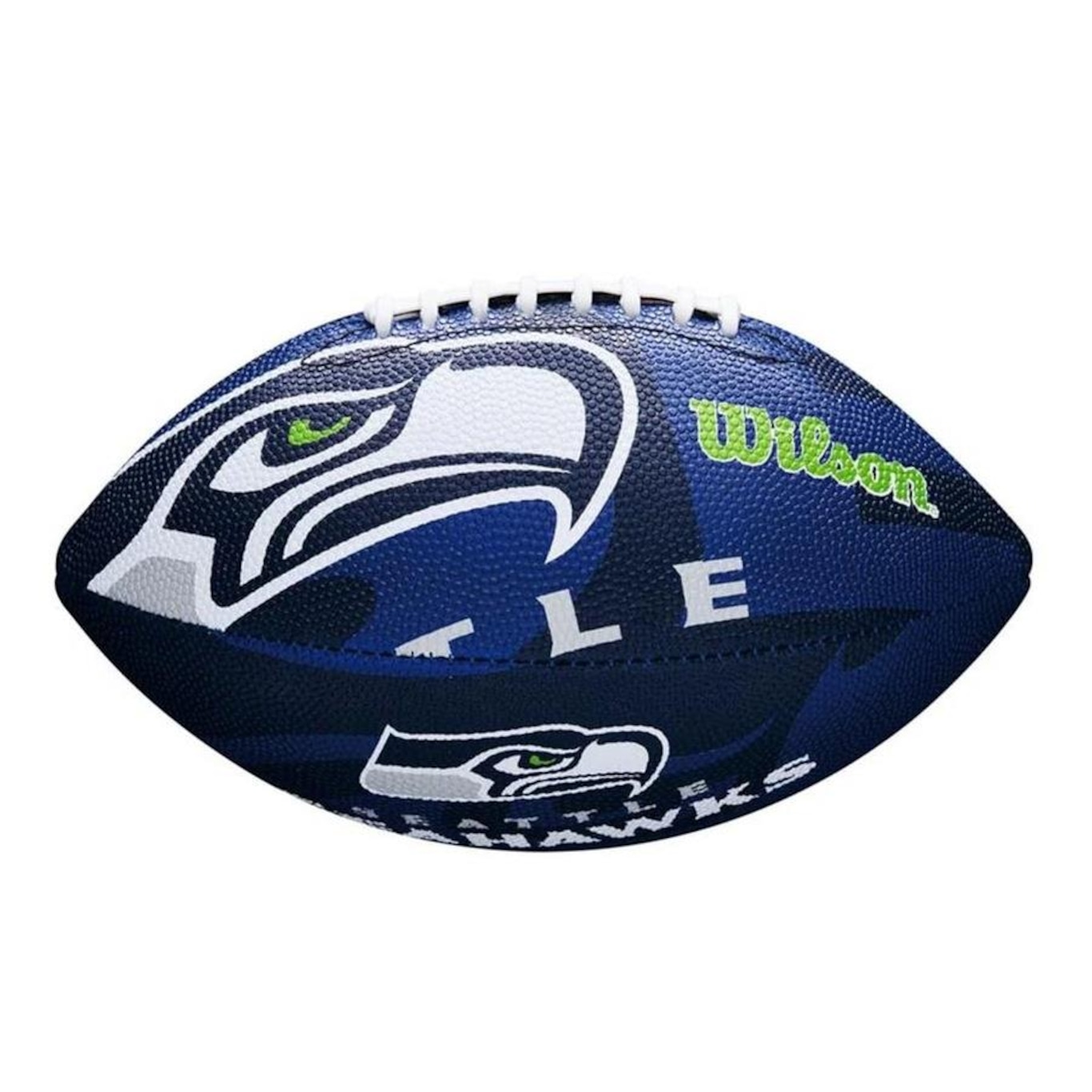 Bola de Futebol Americano Wilson Nfl Seatle Seahawks Team Logo Jr - Foto 3