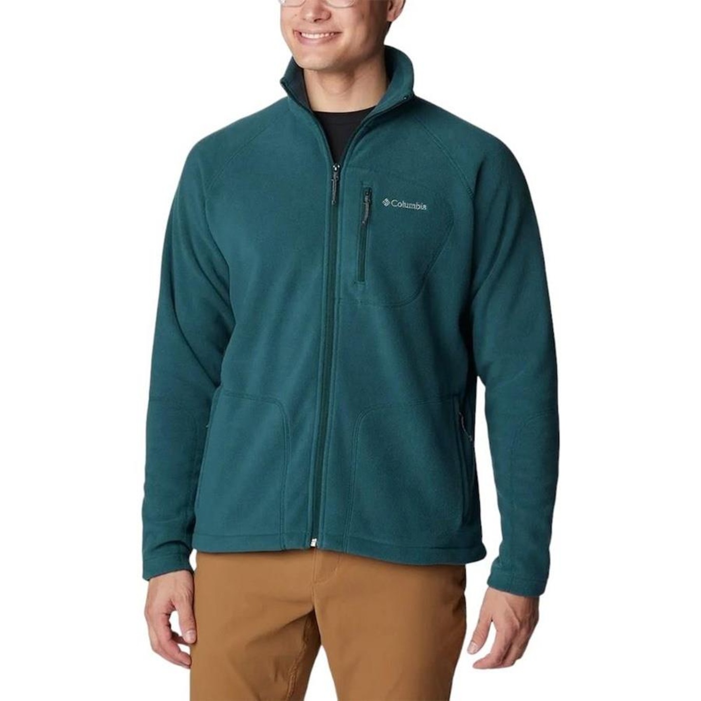 Jaqueta Fleece Columbia Fast Trek II - Masculina - Foto 1