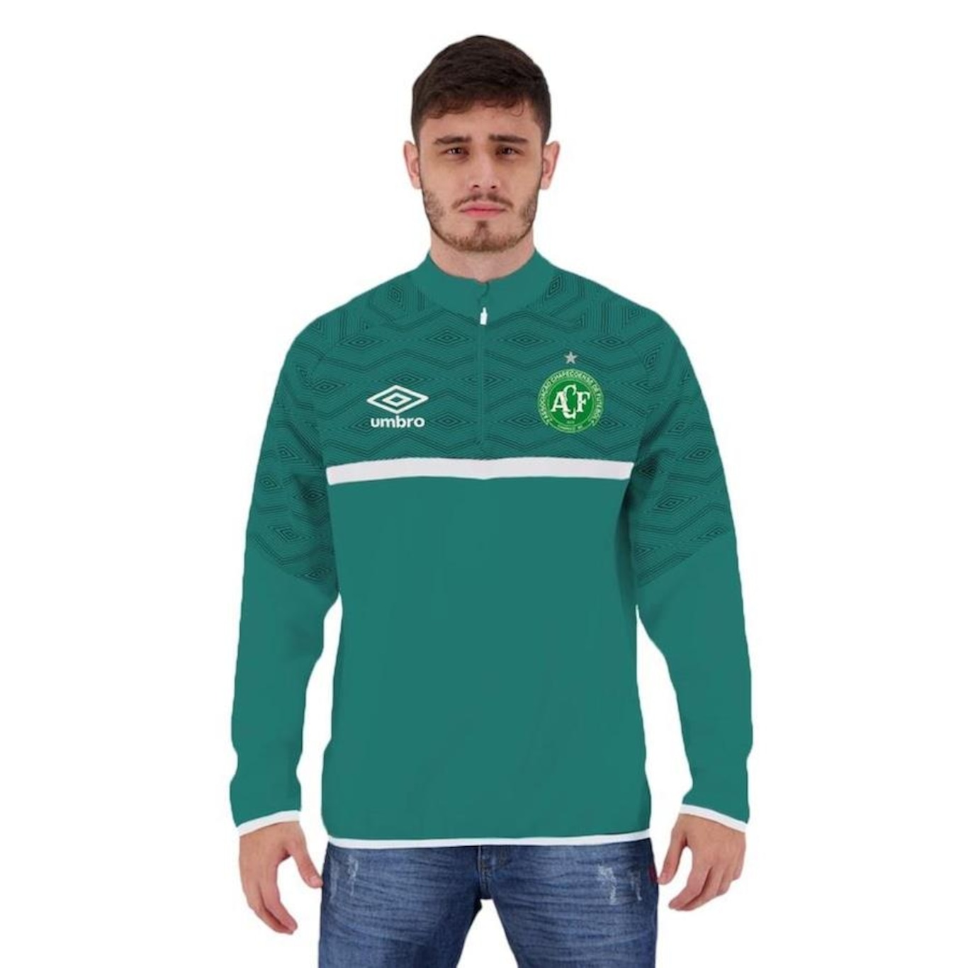 Blusão do Chapecoense Umbro Treino 2021 - Masculino - Foto 1