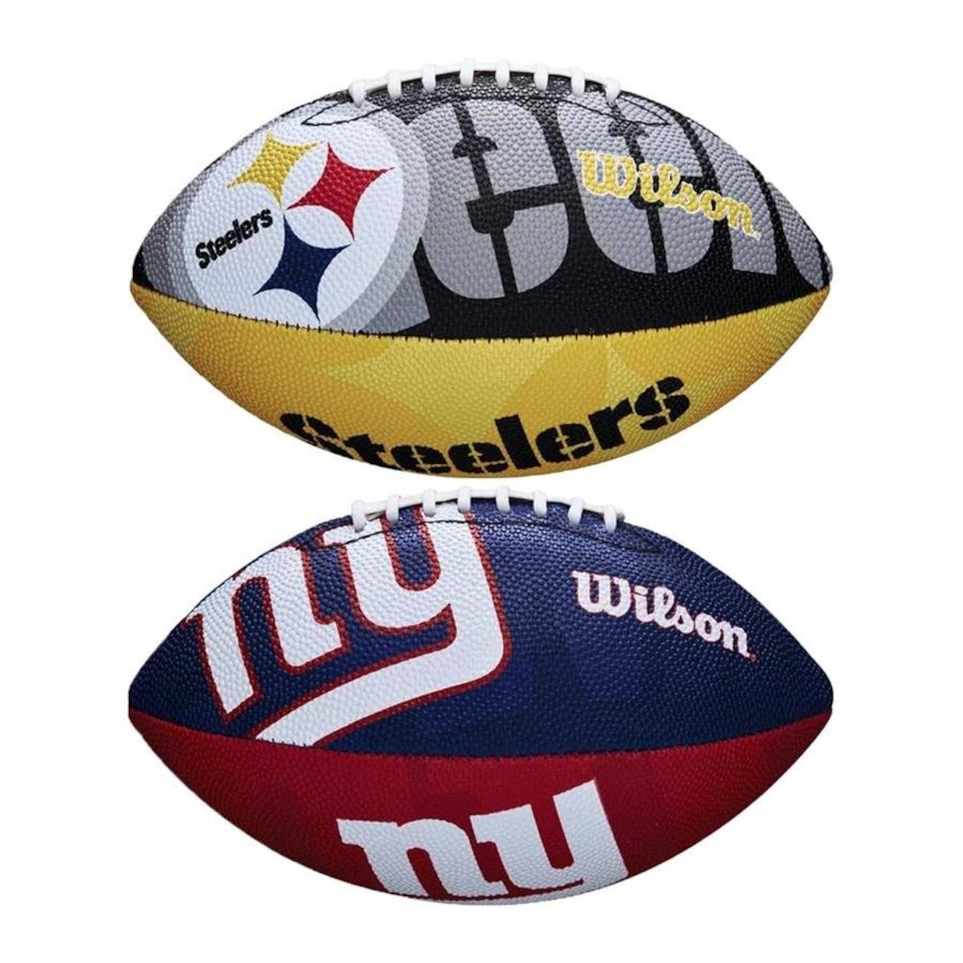 Kit Bola de Futebol Americano Wilson Nfl Team Logo Jr - 2 Unidade - Foto 2