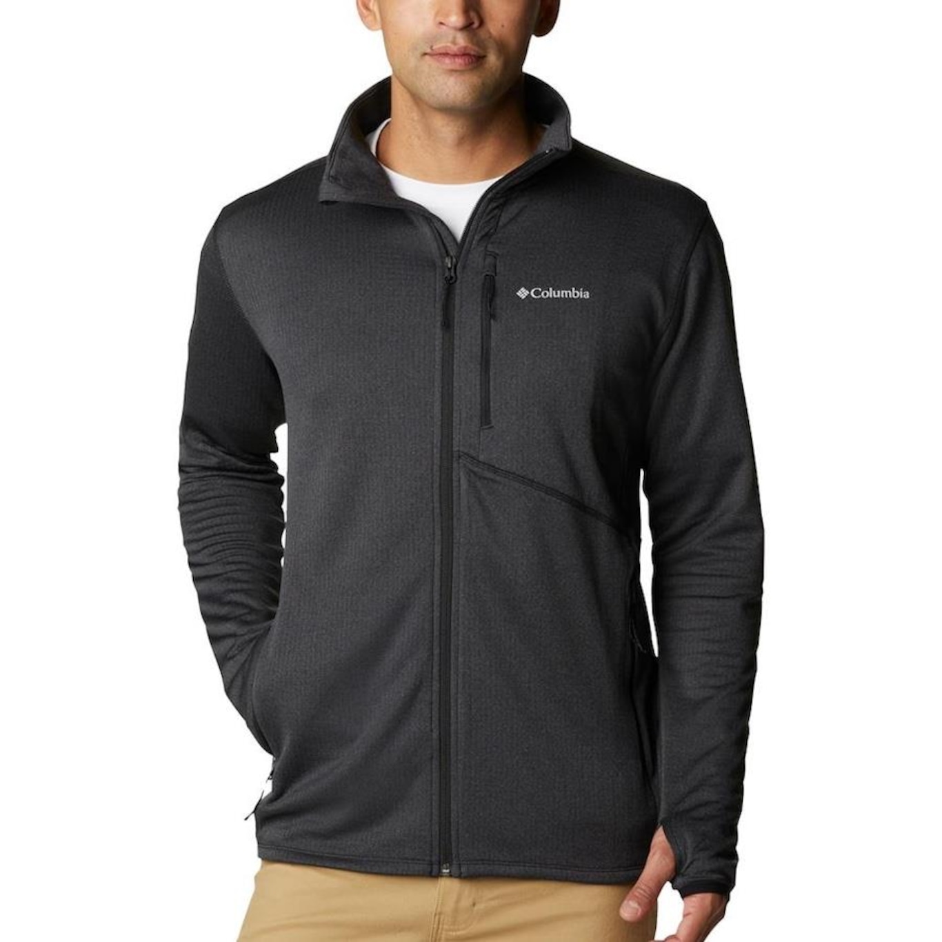 Jaqueta Columbia Fleece Park View - Masculina - Foto 1