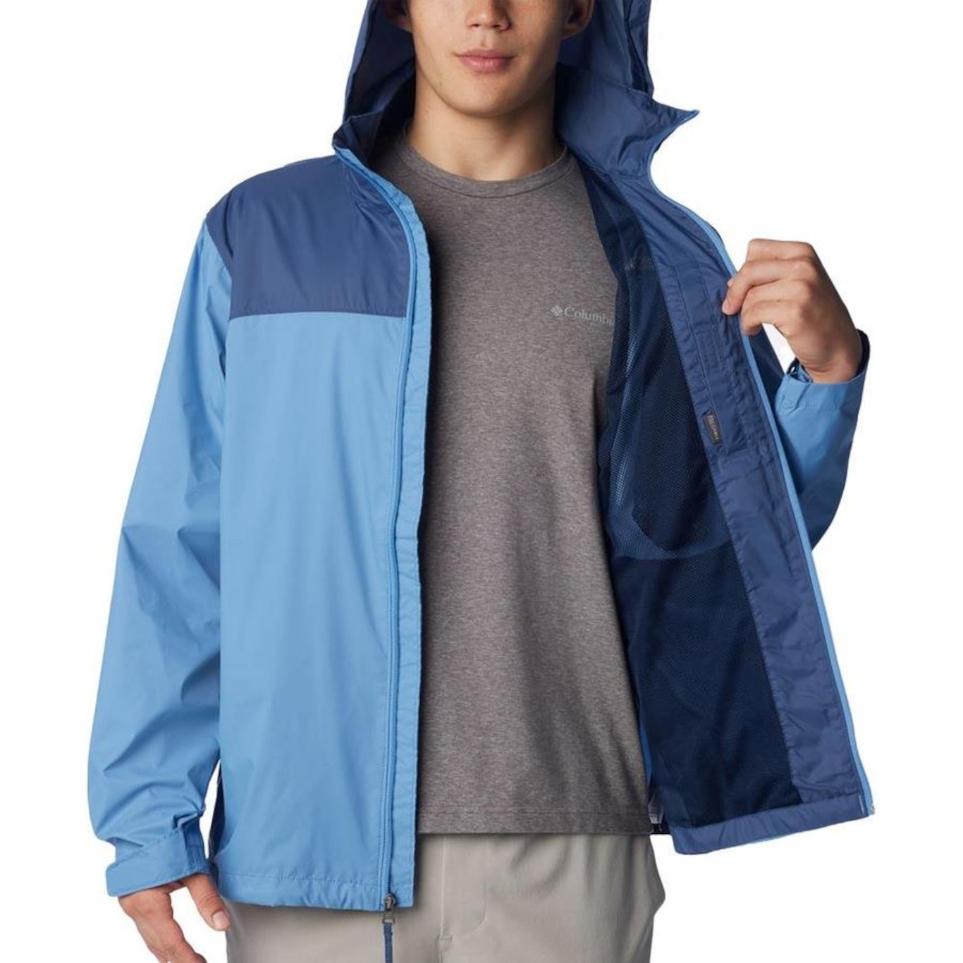 Jaqueta Columbia Glennaker Lake Rain Packable - Masculina - Foto 3