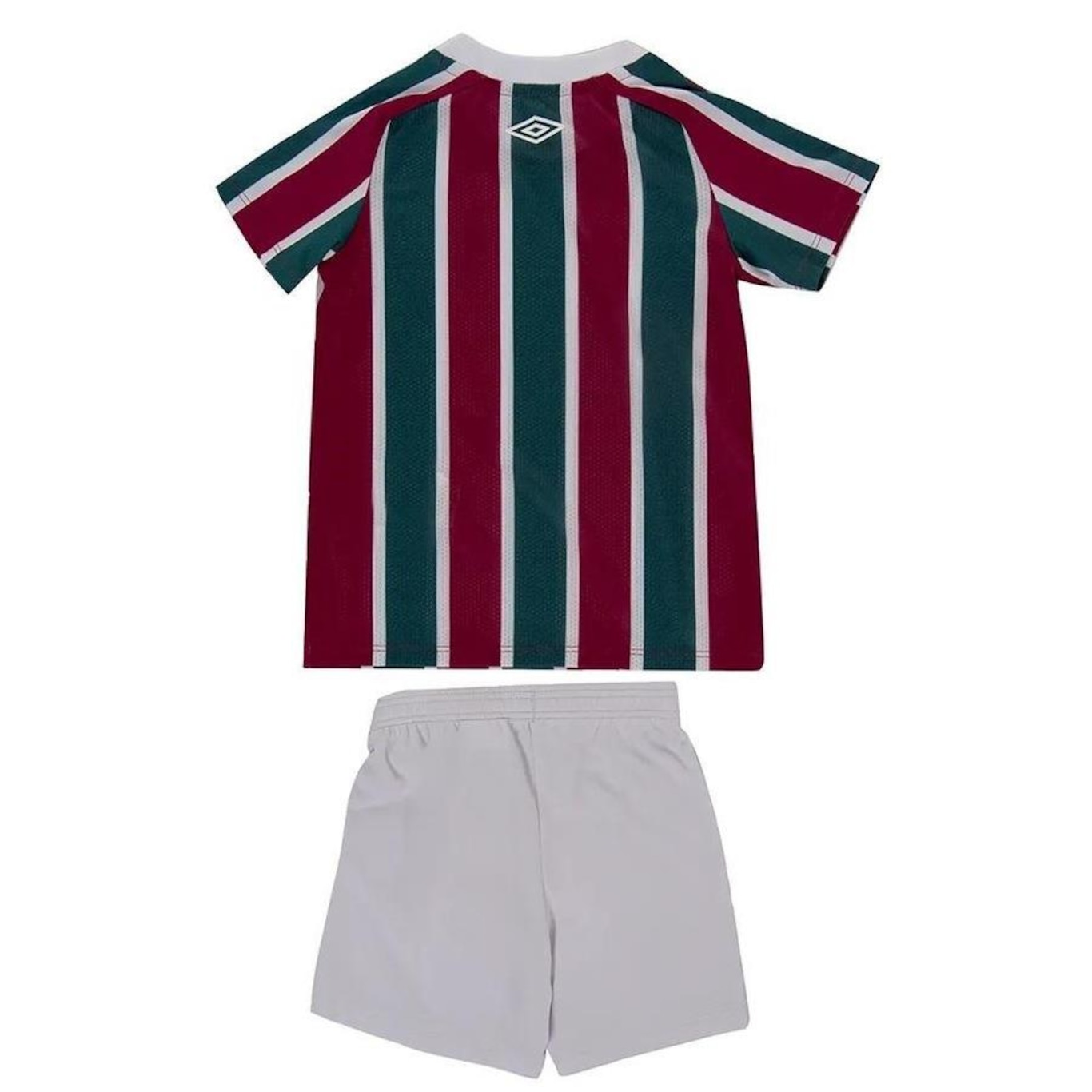 Kit Uniforme de Futebol do Fluminense Oficial 1 2022 Umbro - Infantil - Foto 3