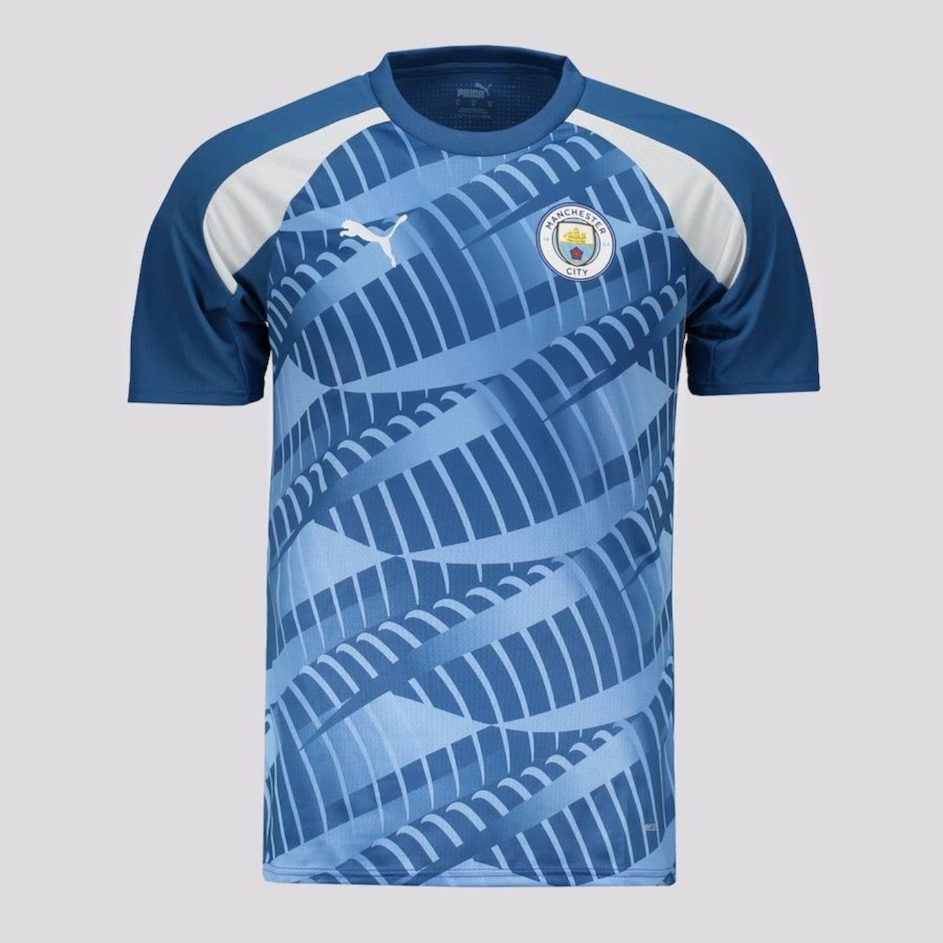 Camisa do Manchester City Puma Pré-Jogo 2024 - Masculina - Foto 1