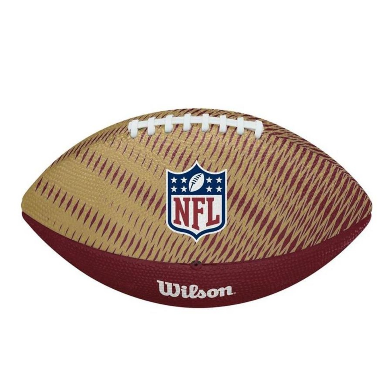 Kit Bola de Futebol Americano Wilson Nfl San Francisco 49Ers + Bomba de Ar - Foto 2