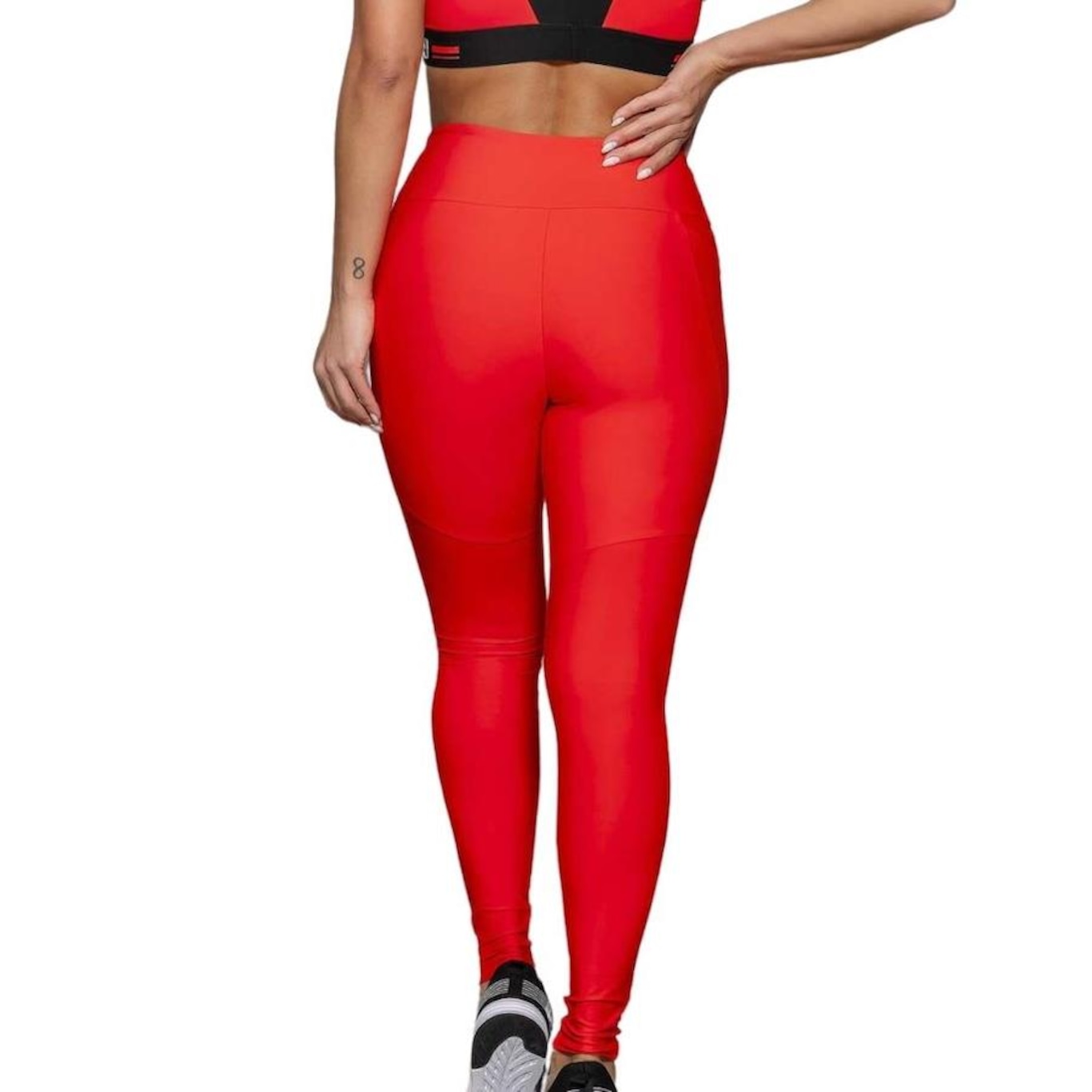 Calça Legging Run More Blocking com Bolso - Feminina - Foto 3