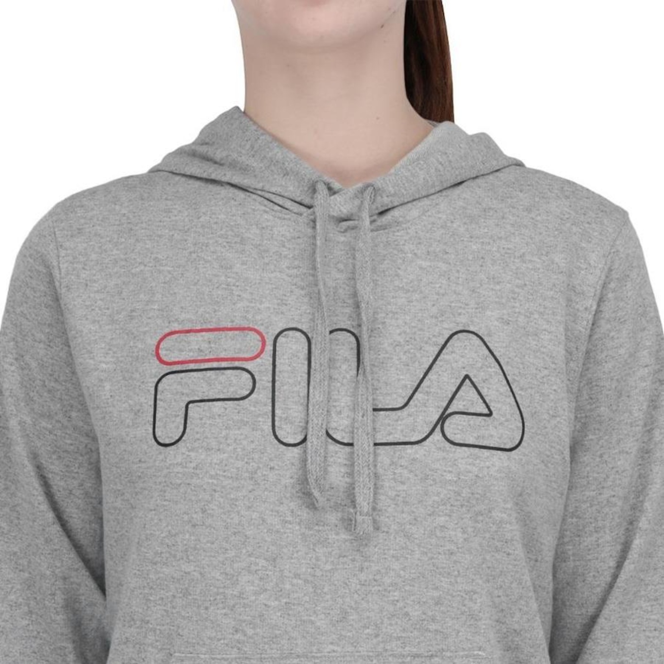 Blusão com Capuz Fila Outline Basic - Feminino - Foto 2