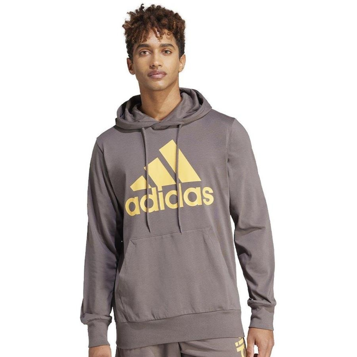 Blusão com Capuz adidas Essentials Logo - Masculino - Foto 1