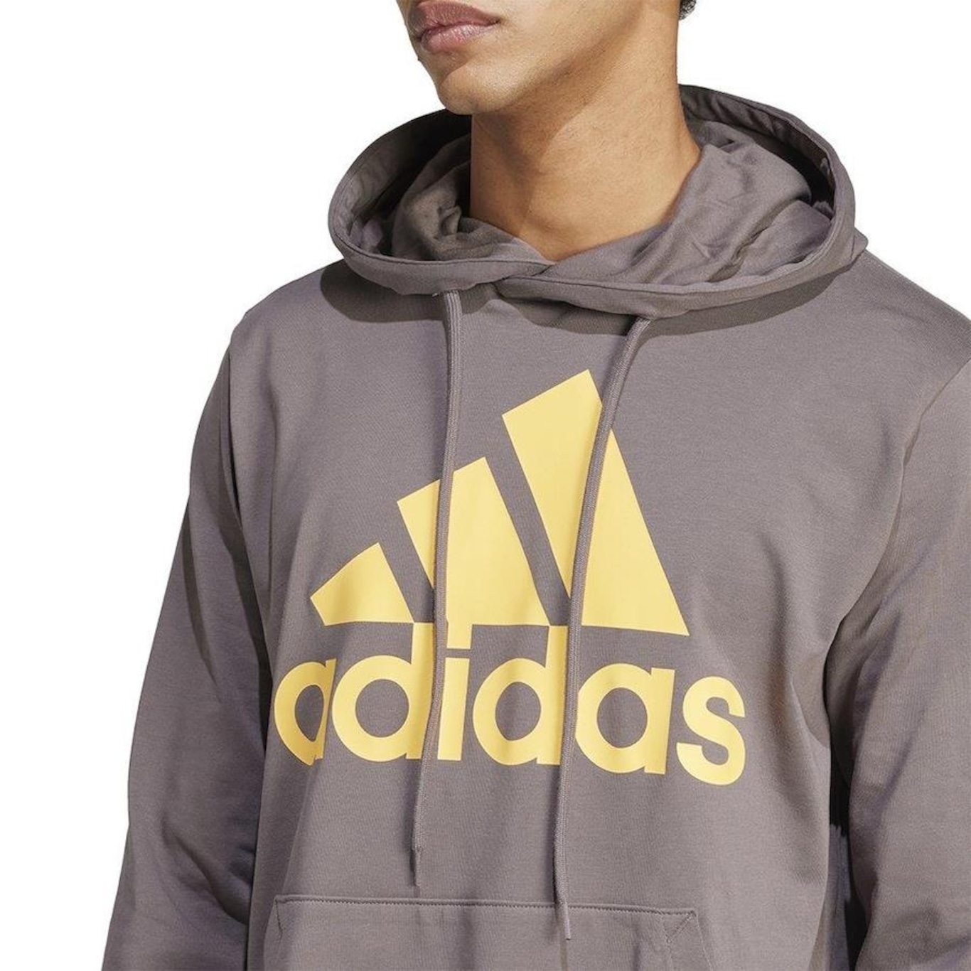 Blusão com Capuz adidas Essentials Logo - Masculino - Foto 3