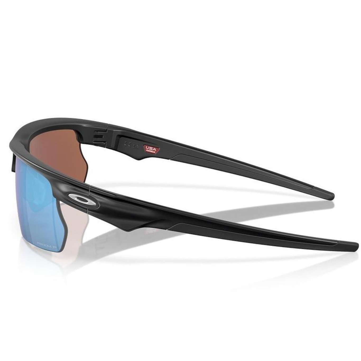 Óculos de Sol Unissex Oakley Bisphaera Matte Black 0968 - Foto 2