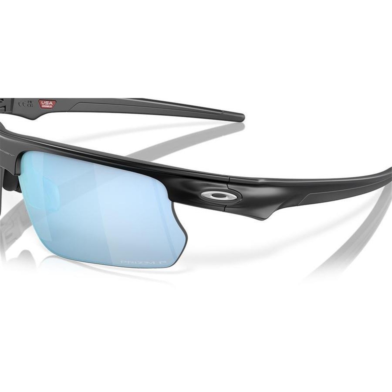 Óculos de Sol Unissex Oakley Bisphaera Matte Black 0968 - Foto 6