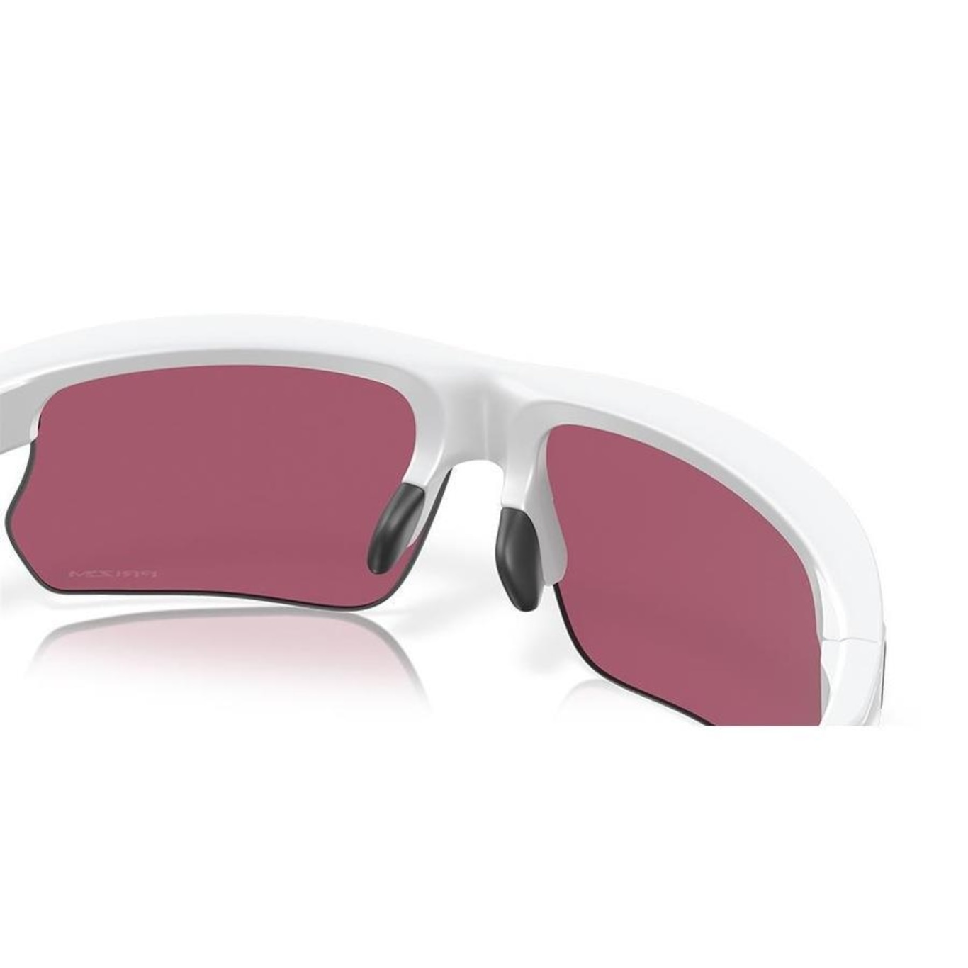 Óculos de Sol Unissex Oakley Bisphaera Matte White Prizm Field - Foto 5