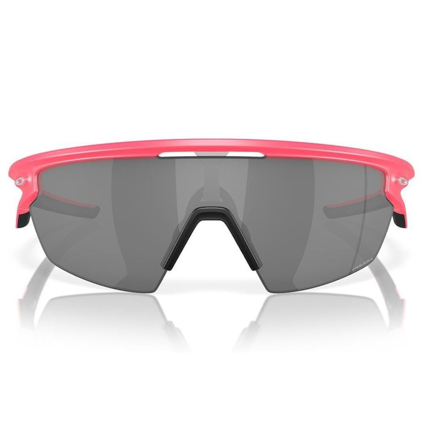 Óculos de Sol Unissex Oakley Sphaera Matte Neon Pink Prizm Black - Foto 3