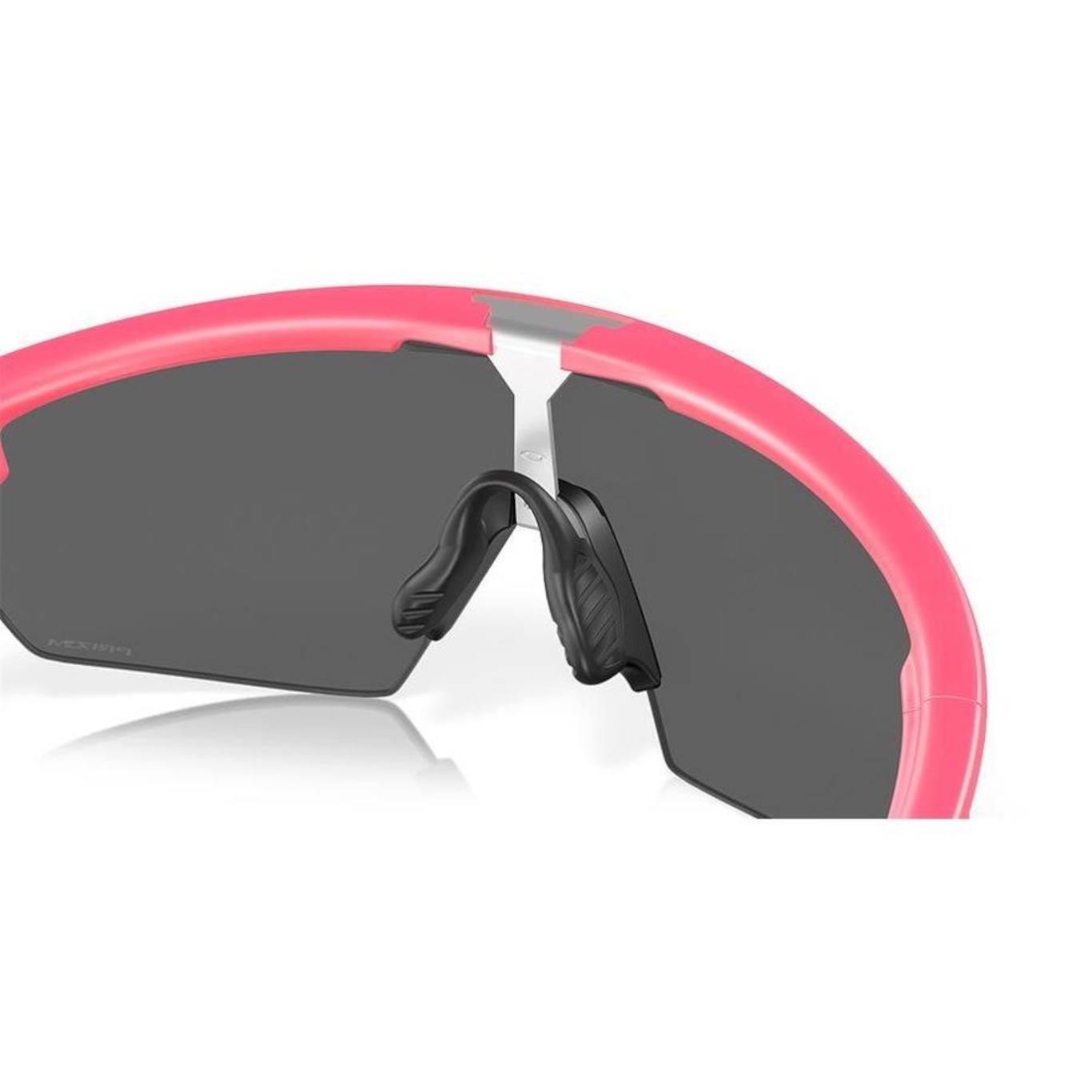 Óculos de Sol Unissex Oakley Sphaera Matte Neon Pink Prizm Black - Foto 5