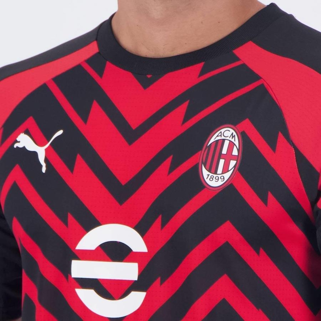 Camisa Puma Milan Pré-Jogo 2024 - Masculina - Foto 6