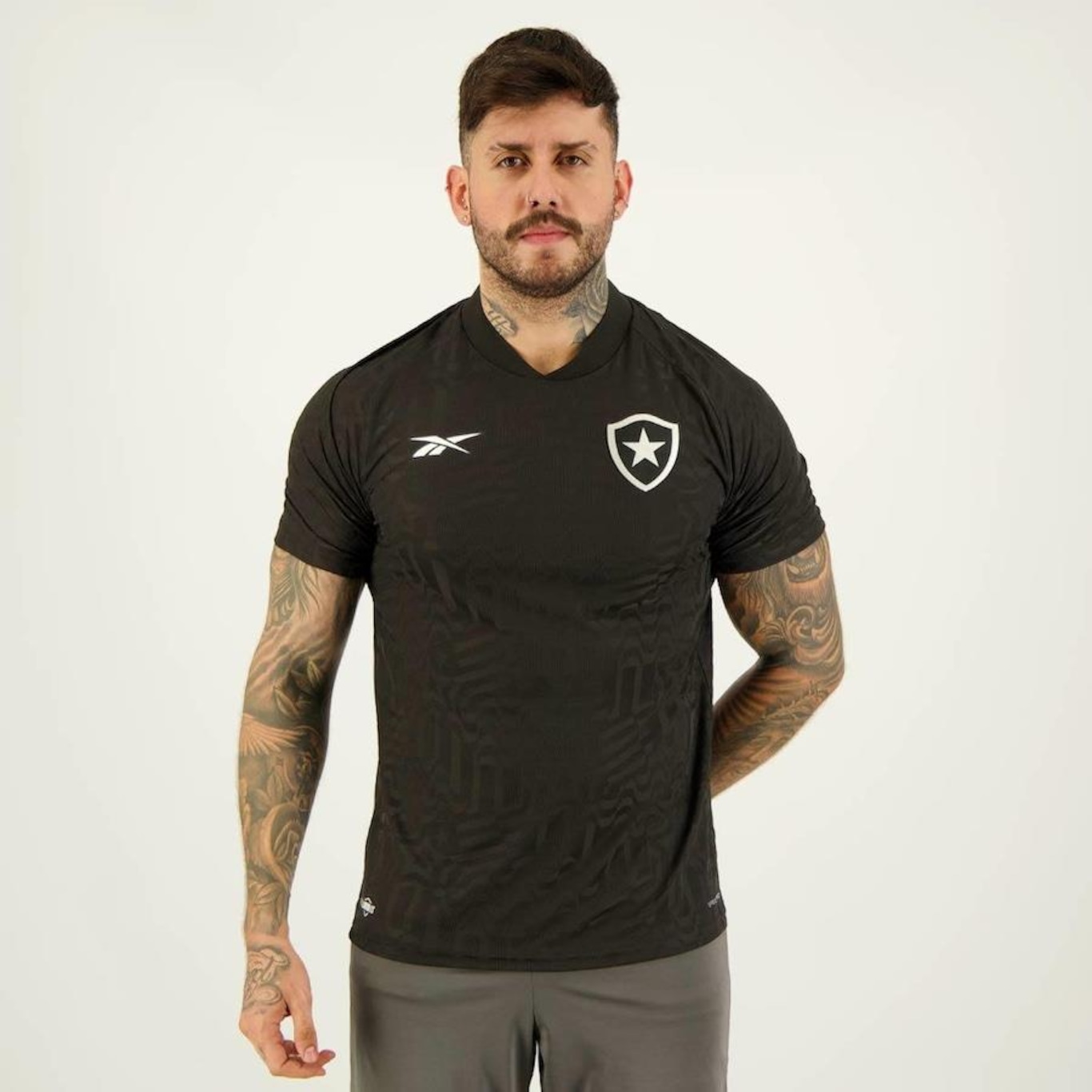 Camisa do Botafogo II Reebok 2023 7 Luiz Henrique - Masculina - Foto 1