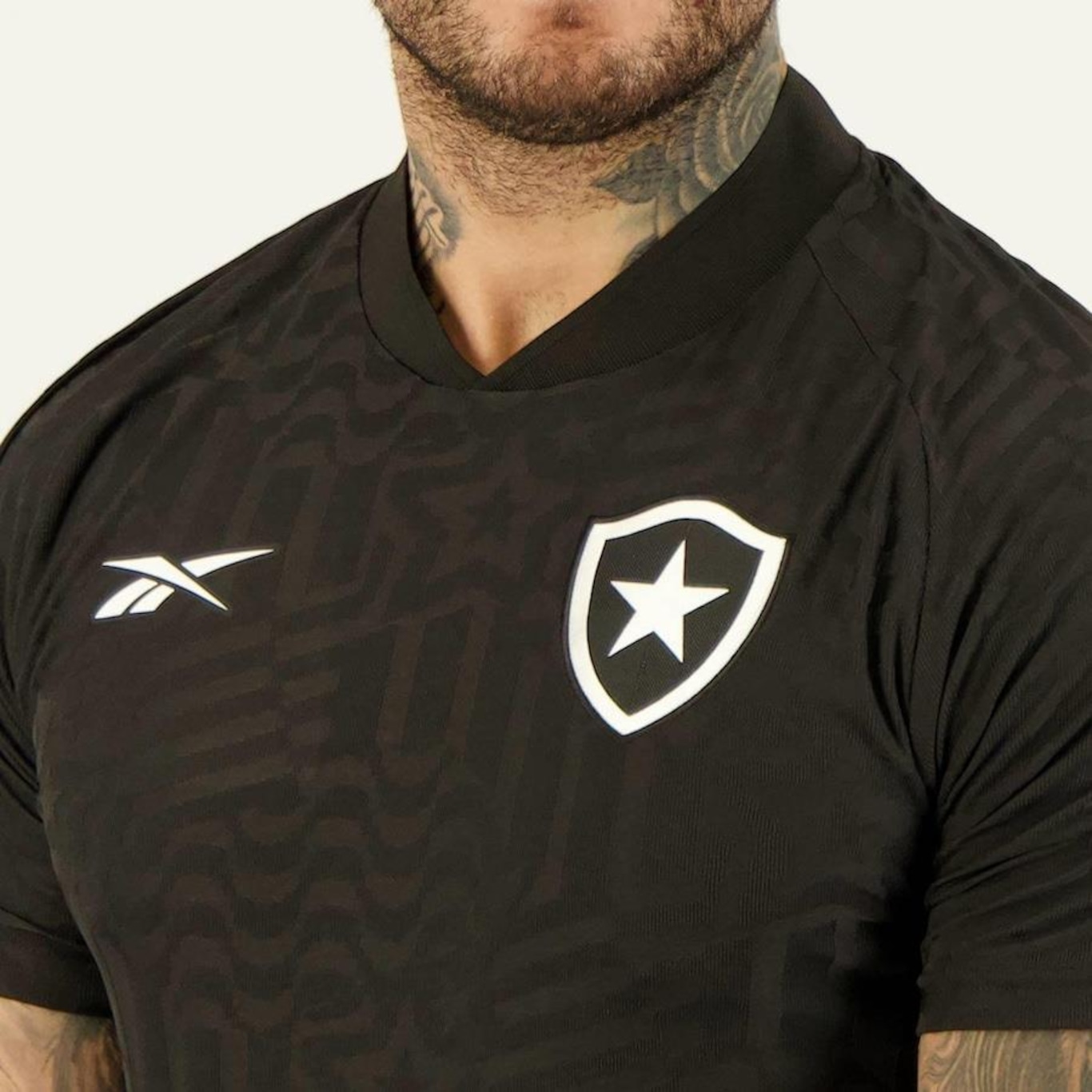 Camisa do Botafogo II Reebok 2023 7 Luiz Henrique - Masculina - Foto 5