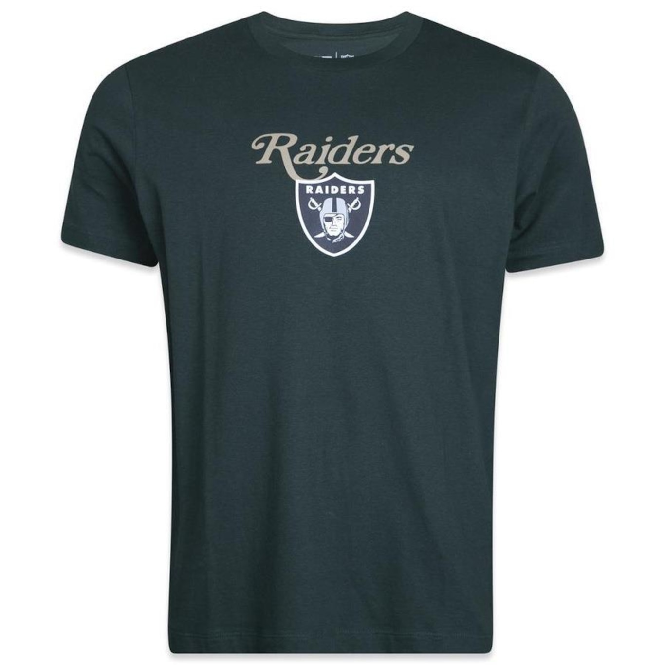 Camiseta New Era Regular Las Vegas Raiders Logo History - Masculina - Foto 1