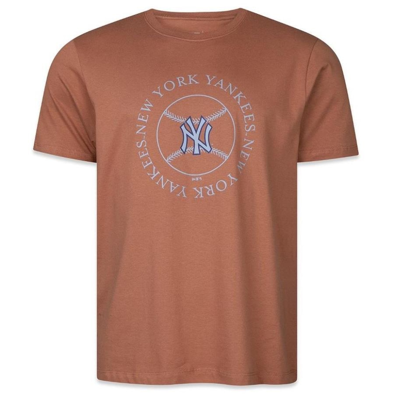 Camiseta Slim New Era New York Yankees Mlb Golf Culture - Masculina - Foto 1