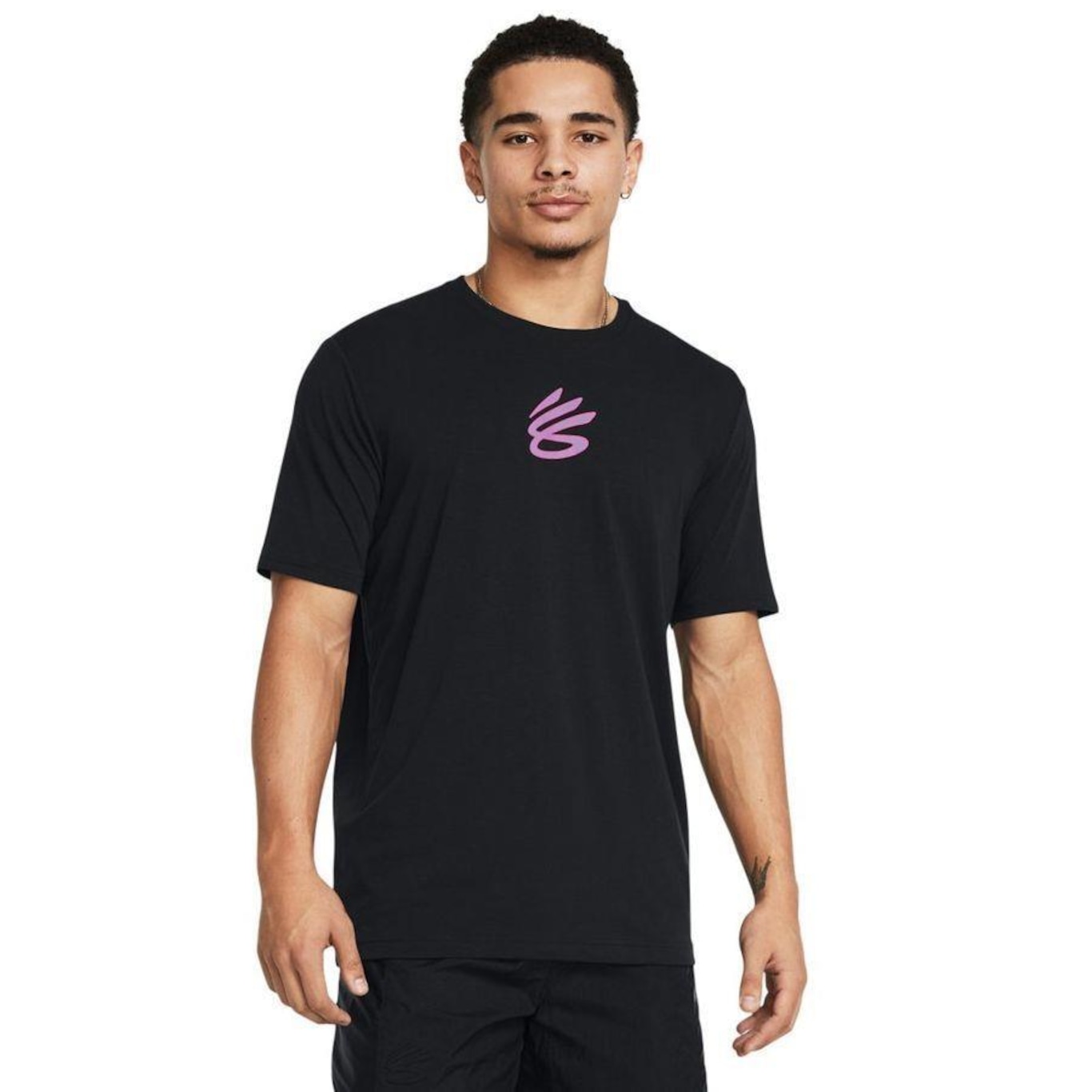 Camiseta Under Armour Curry Girl Dad - Masculina - Foto 1