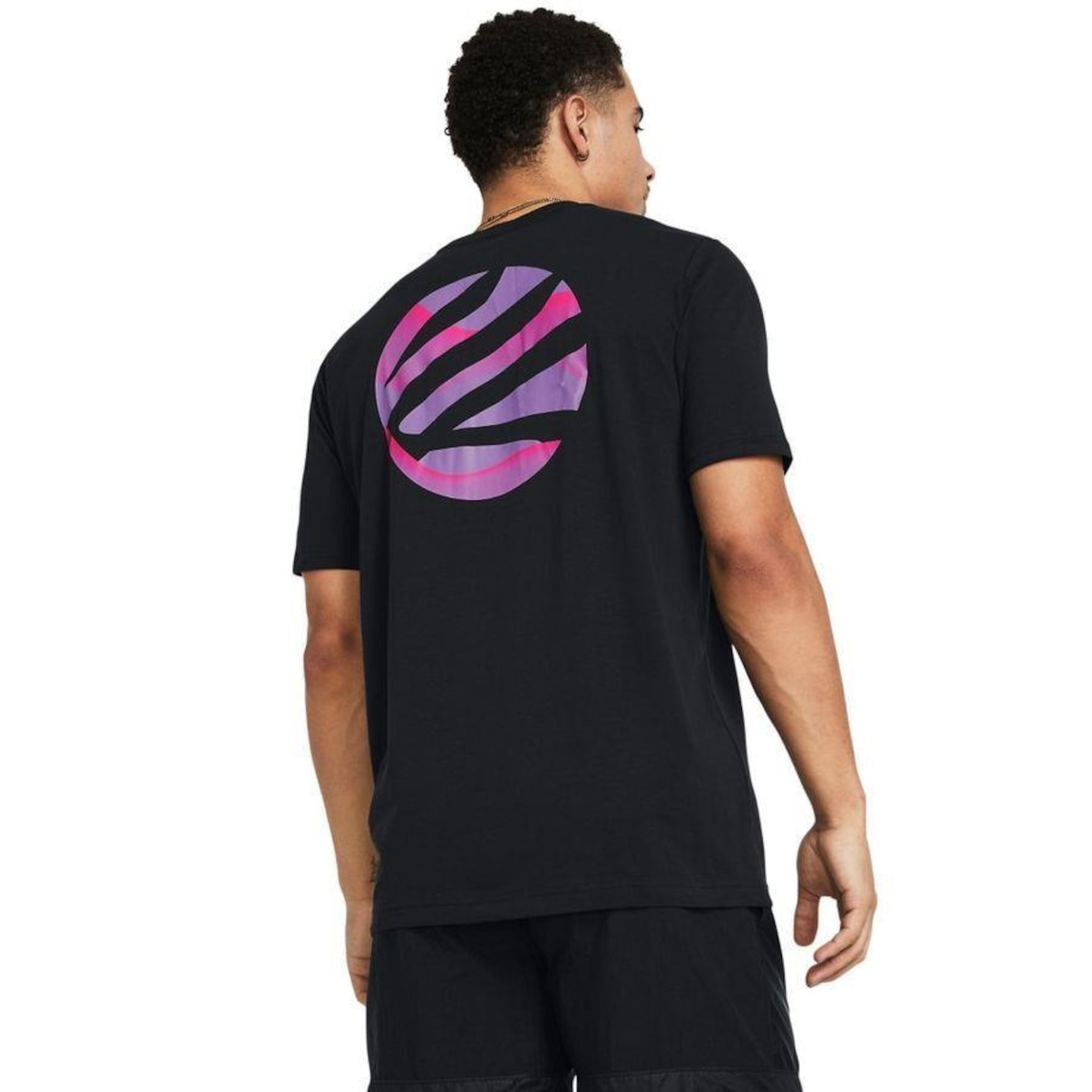 Camiseta Under Armour Curry Girl Dad - Masculina - Foto 2