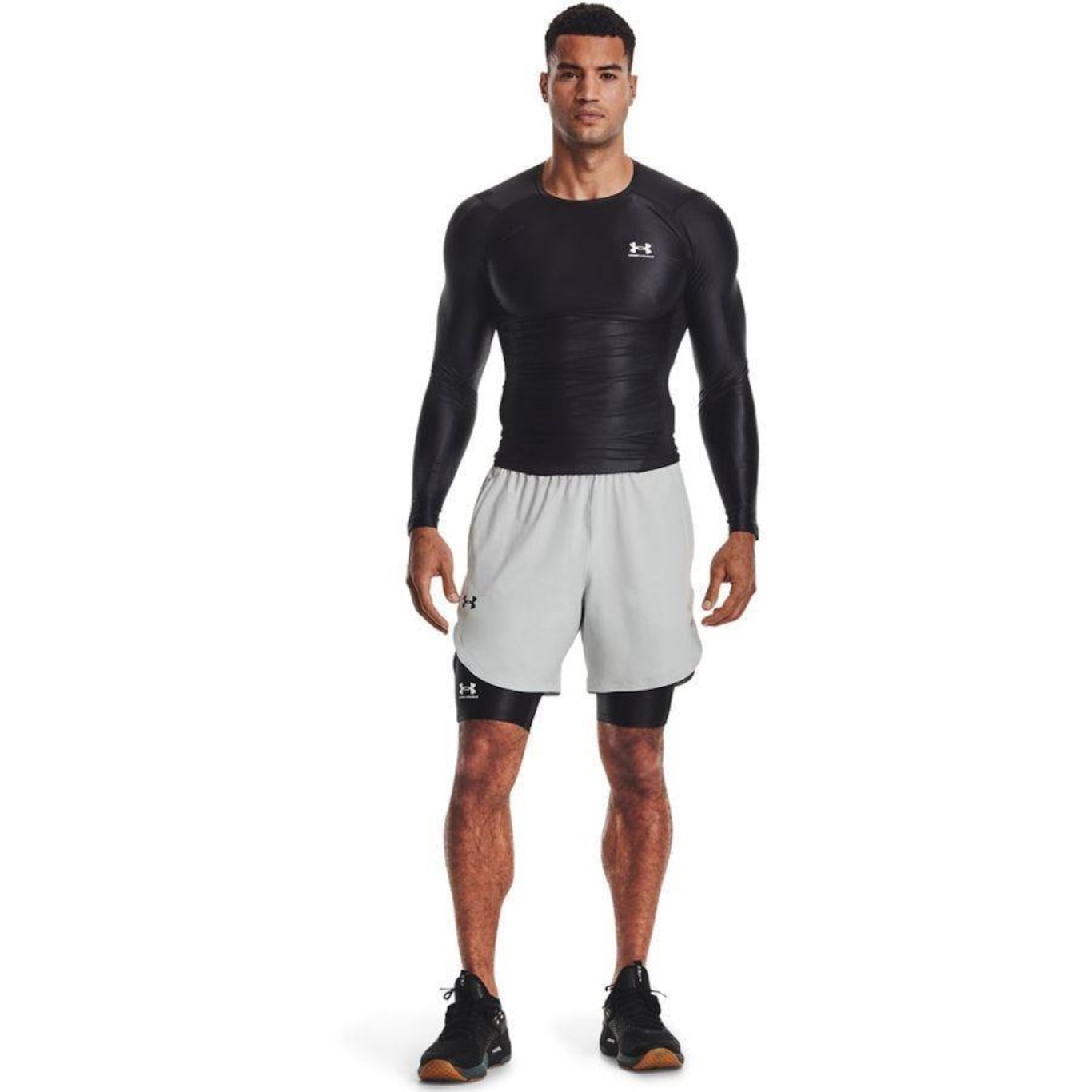 Bermuda de Compressão Under Armour Iso-Chill - Masculina - Foto 4