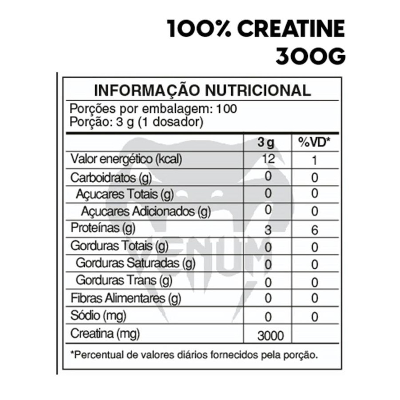 Creatina 100% Venum 300G - Foto 2