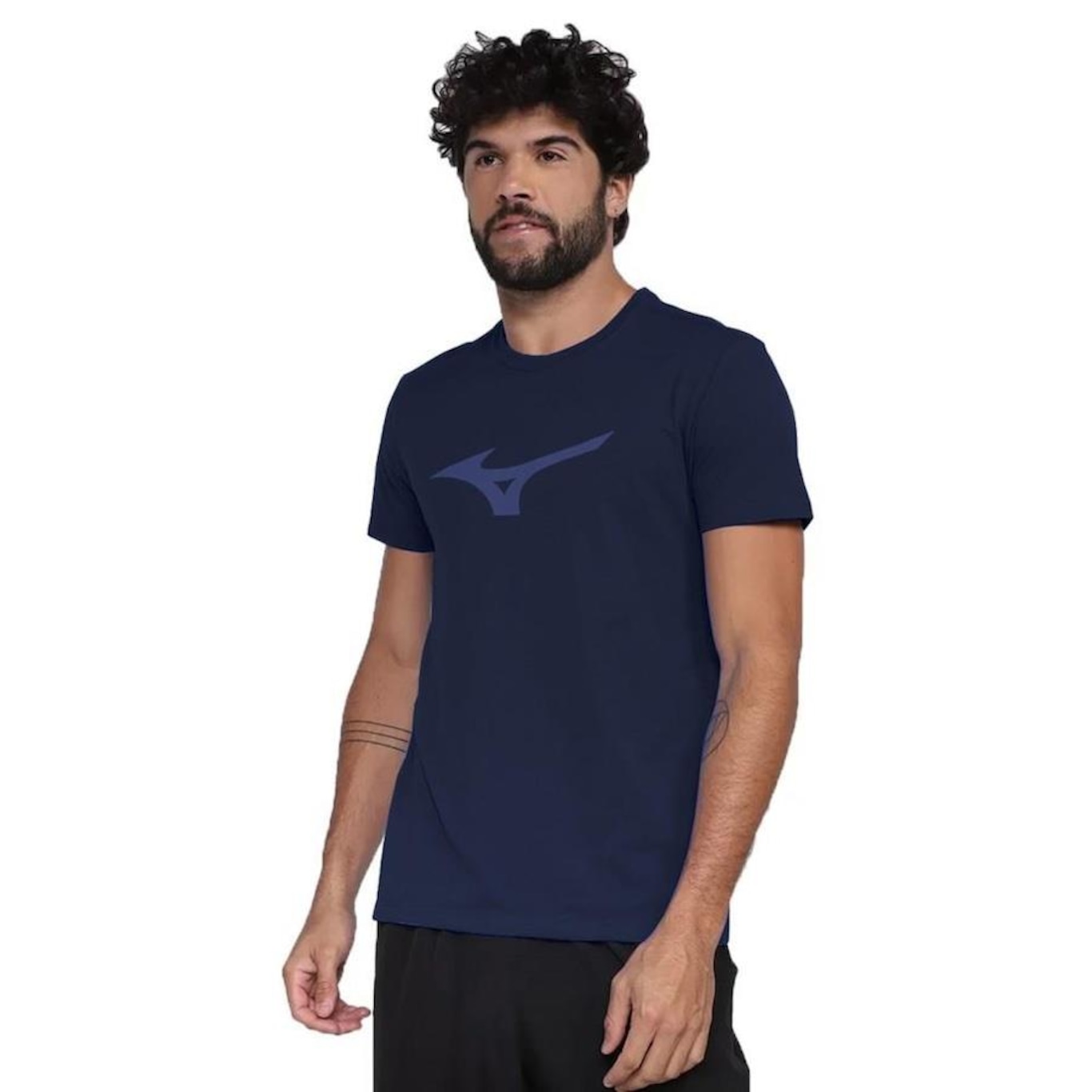 Camiseta Mizuno Basic Big Logo - Masculina - Foto 1