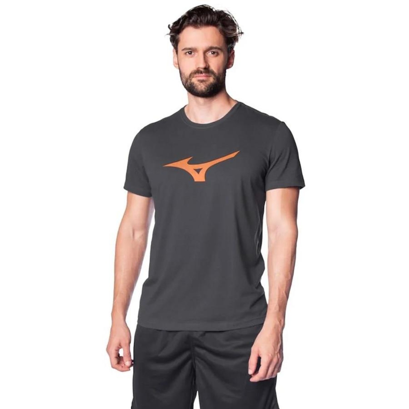 Camiseta Mizuno Basic Big Logo - Masculina - Foto 1