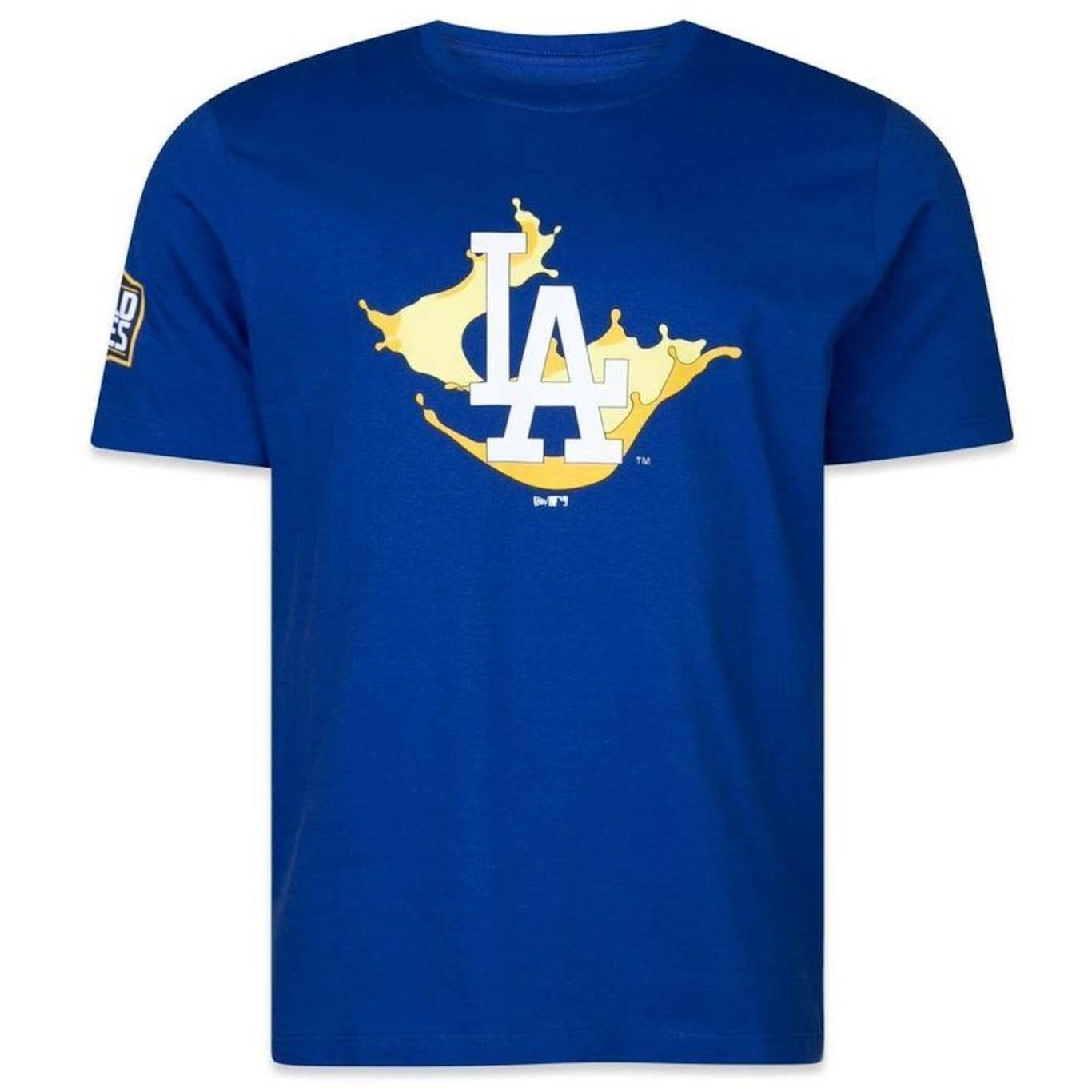 Camiseta New Era Regular Los Angeles Dodgers Core Mlb - Masculina - Foto 1