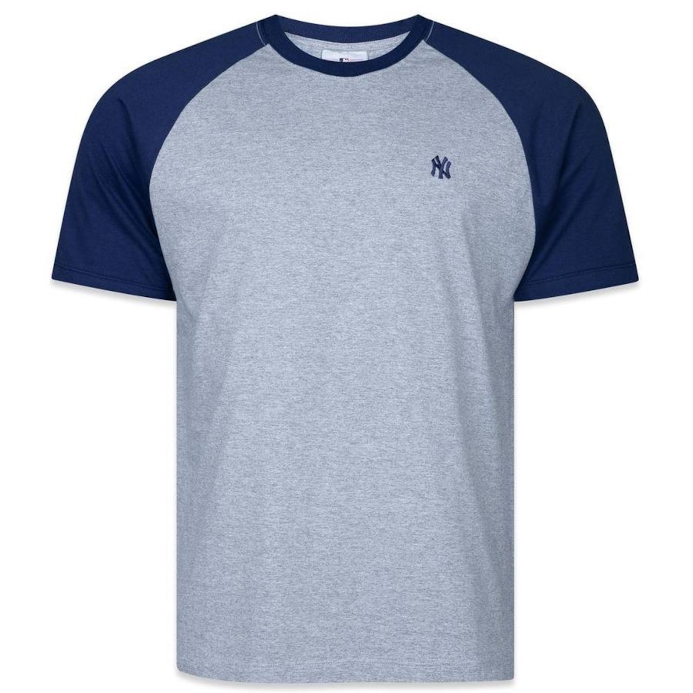 Camiseta New Era Raglan New York Yankees Hiphop - Masculina - Foto 1