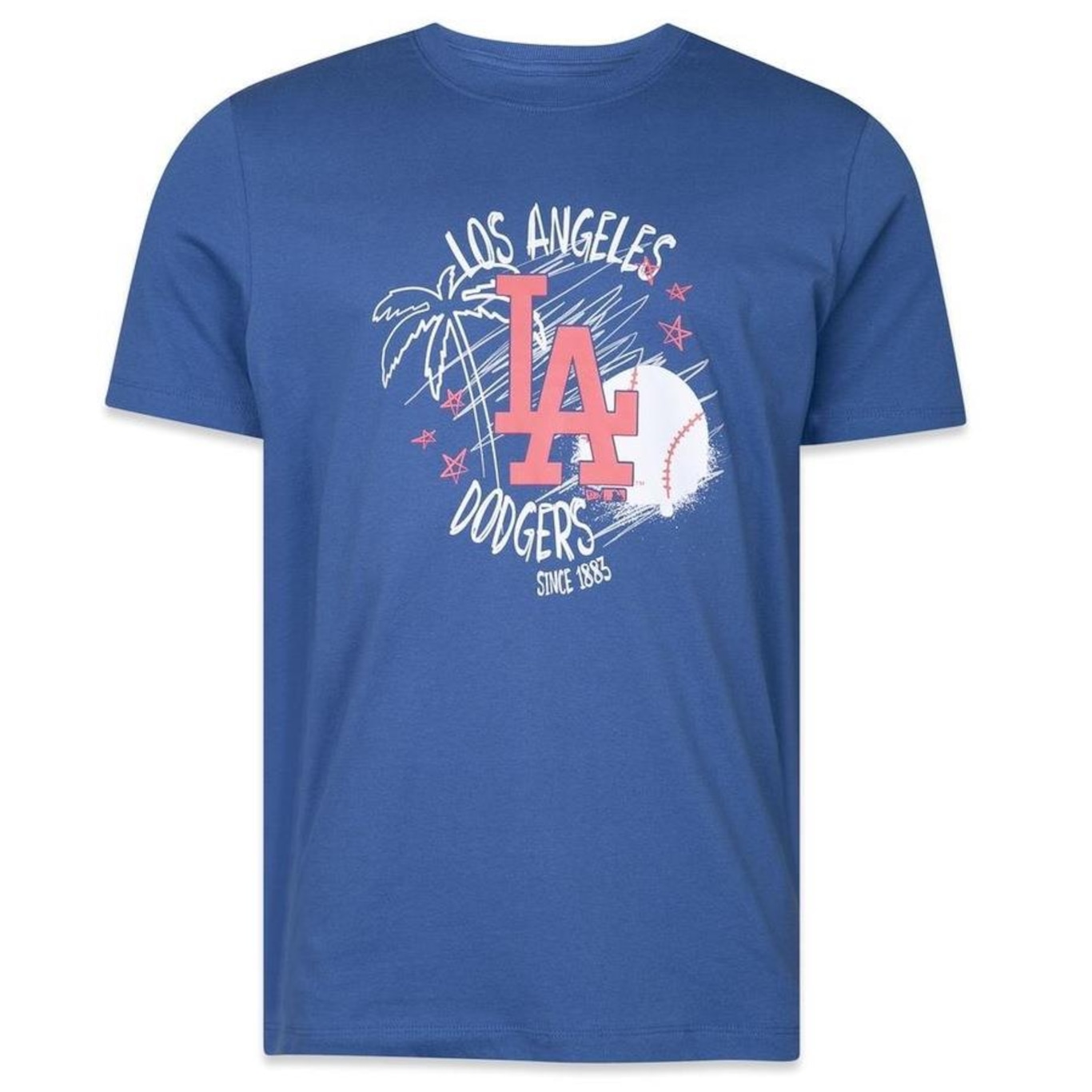 Camiseta New Era Regular Los Angeles Dodgers All Sport Art - Masculina - Foto 1