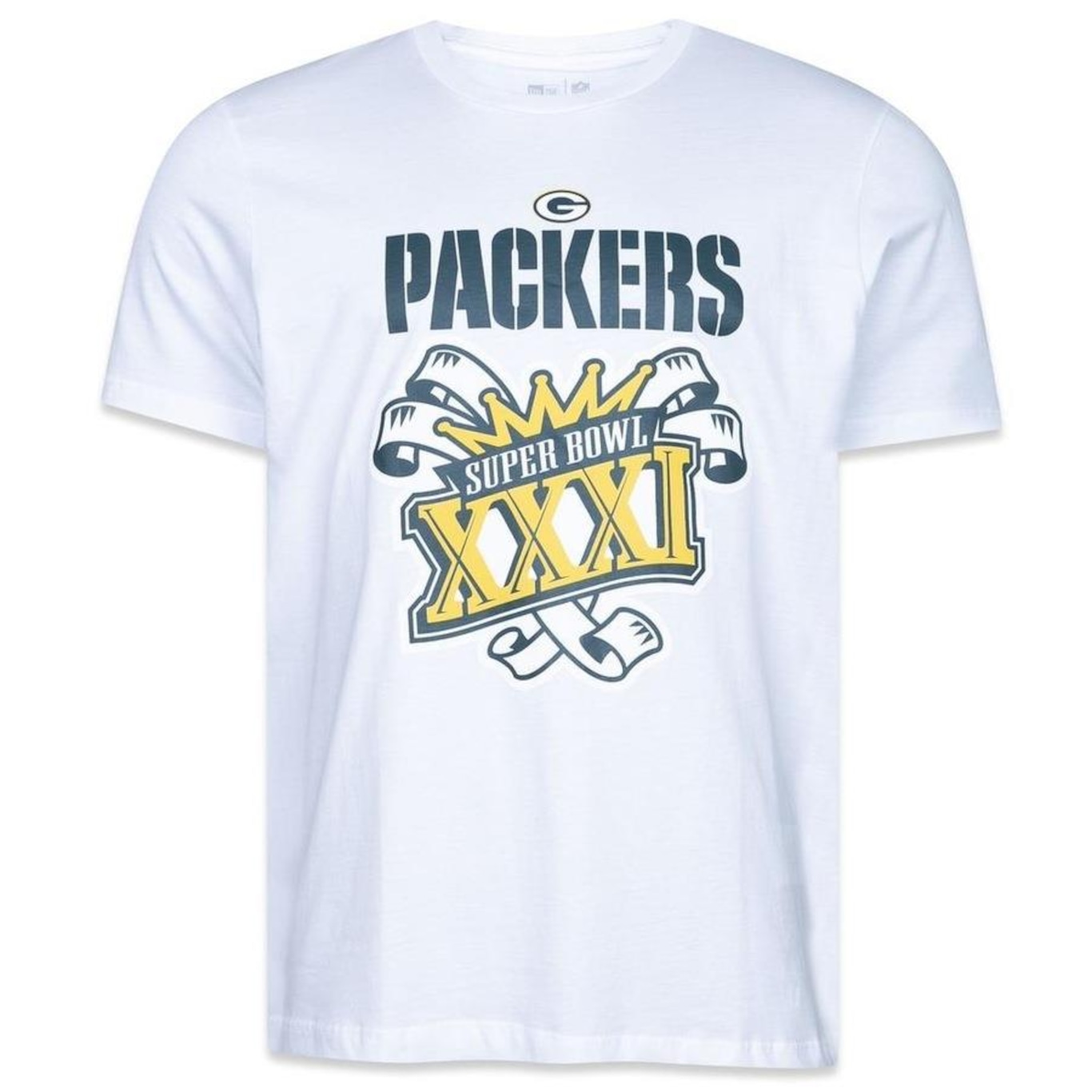 Camiseta New Era Regular Green Bay Packers Core Nfl - Masculina - Foto 1