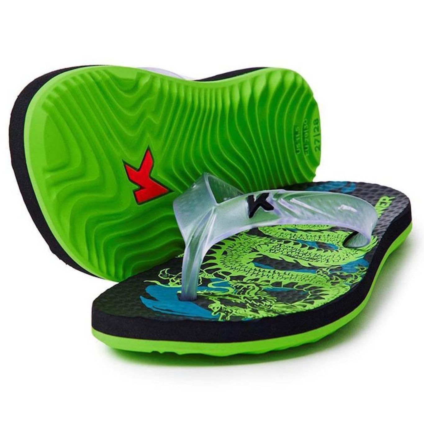 Chinelo Kenner Summer Dragon Kids - Infantil - Foto 1