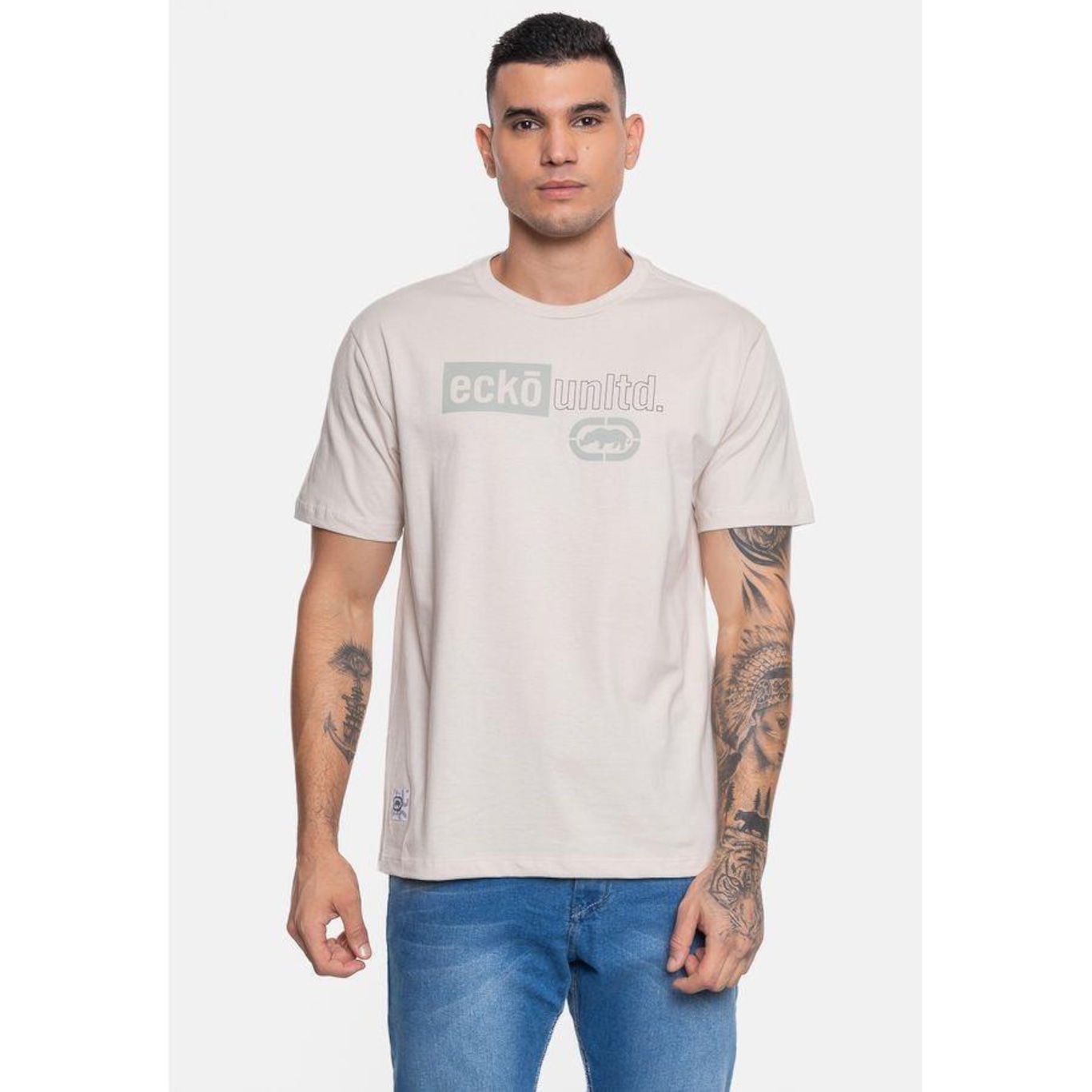 Camiseta Ecko Masculino Minimal - Foto 1