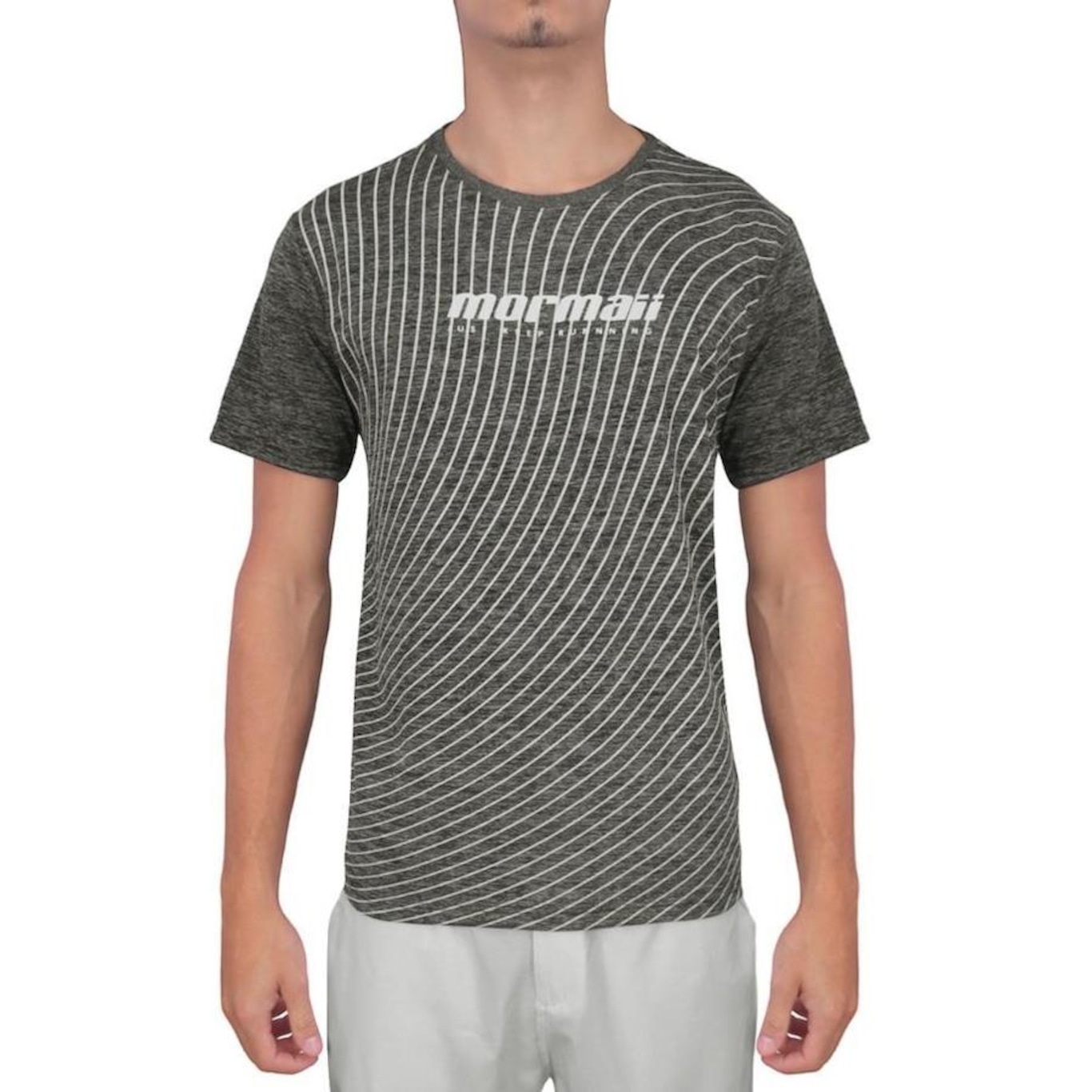 Camiseta Mormaii Dry Rajada Just Keep Running Army - Masculina - Foto 1