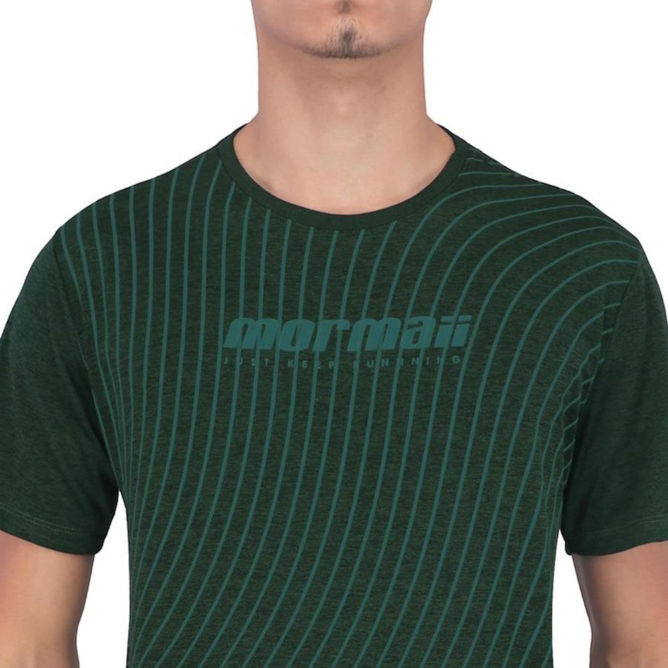 Camiseta Mormaii Dry Rajada Just Keep Running Army - Masculina - Foto 2