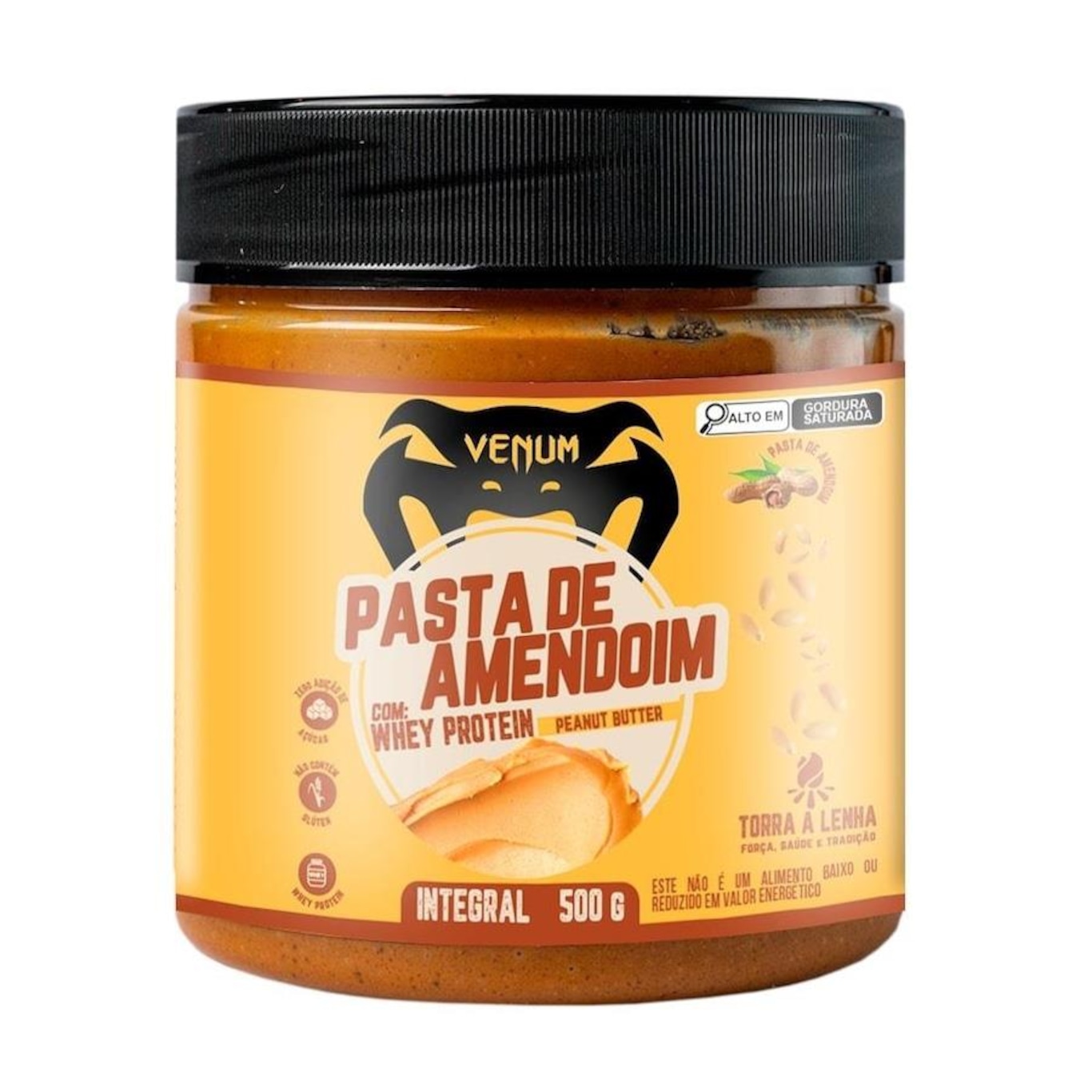 Pasta de Amendoim Venum Integral - 500g - Foto 1