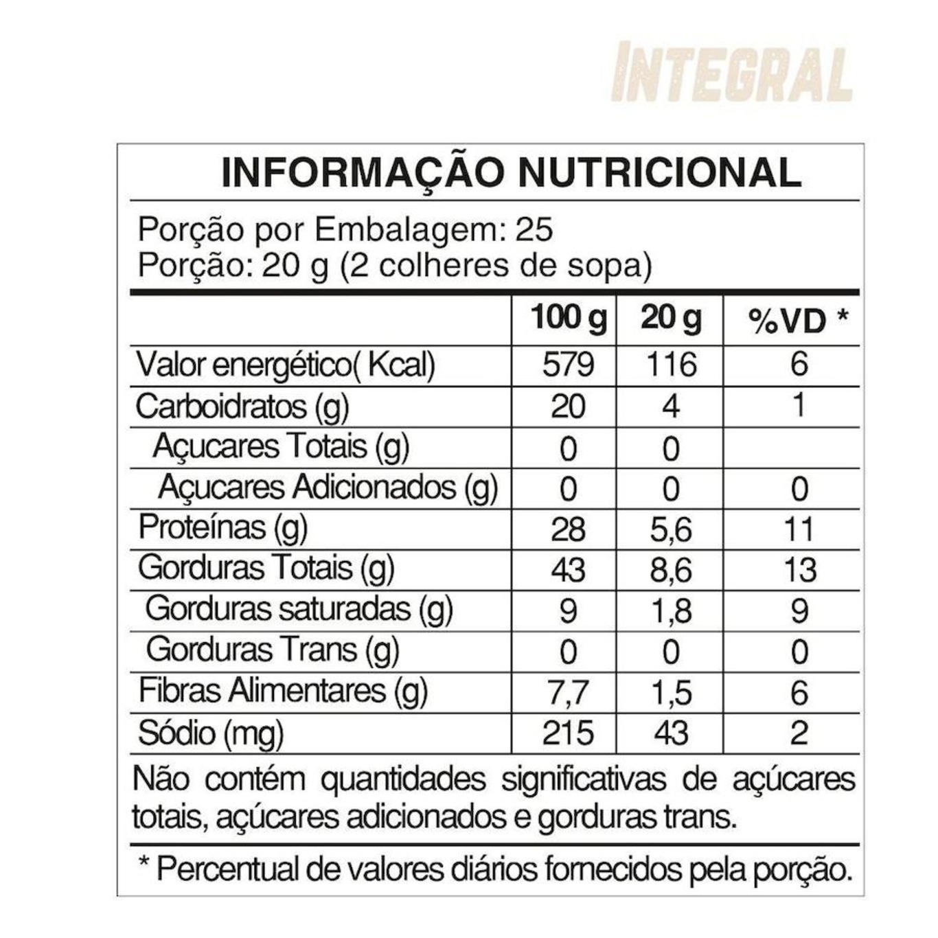 Pasta de Amendoim Venum Integral - 500g - Foto 2