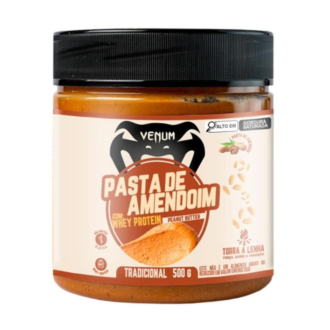 Pasta de Amendoim Venum Tradicional - 500g - Foto 1