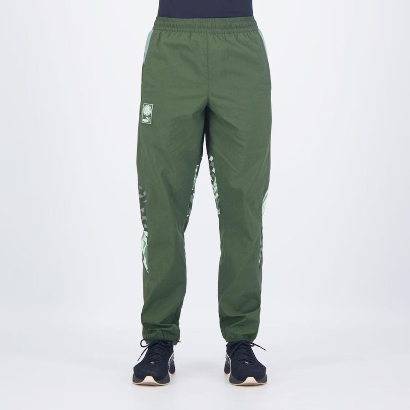 Calça do Palmeiras Puma Ftbl Ngry Woven - Masculina - Foto 1