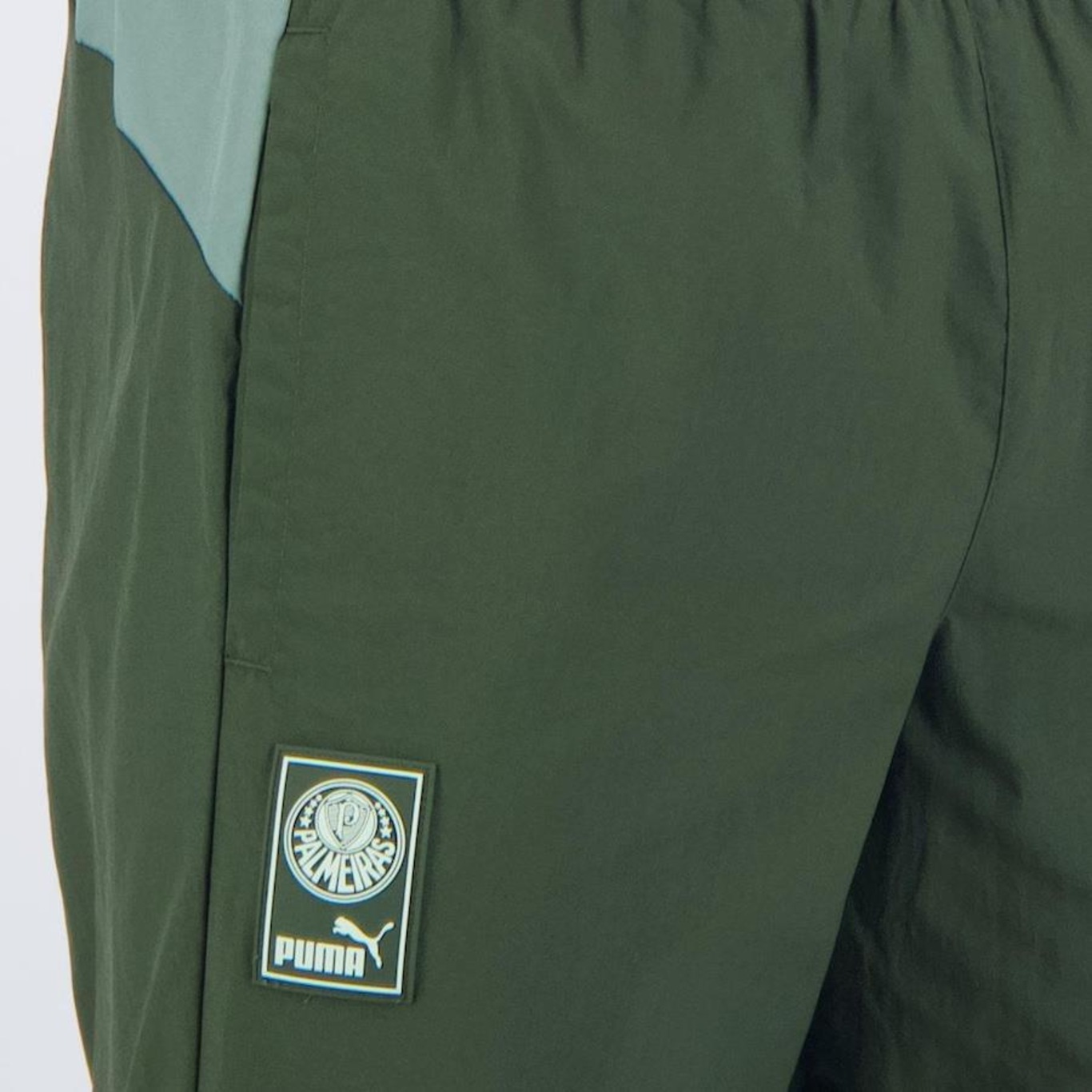 Calça do Palmeiras Puma Ftbl Ngry Woven - Masculina - Foto 5