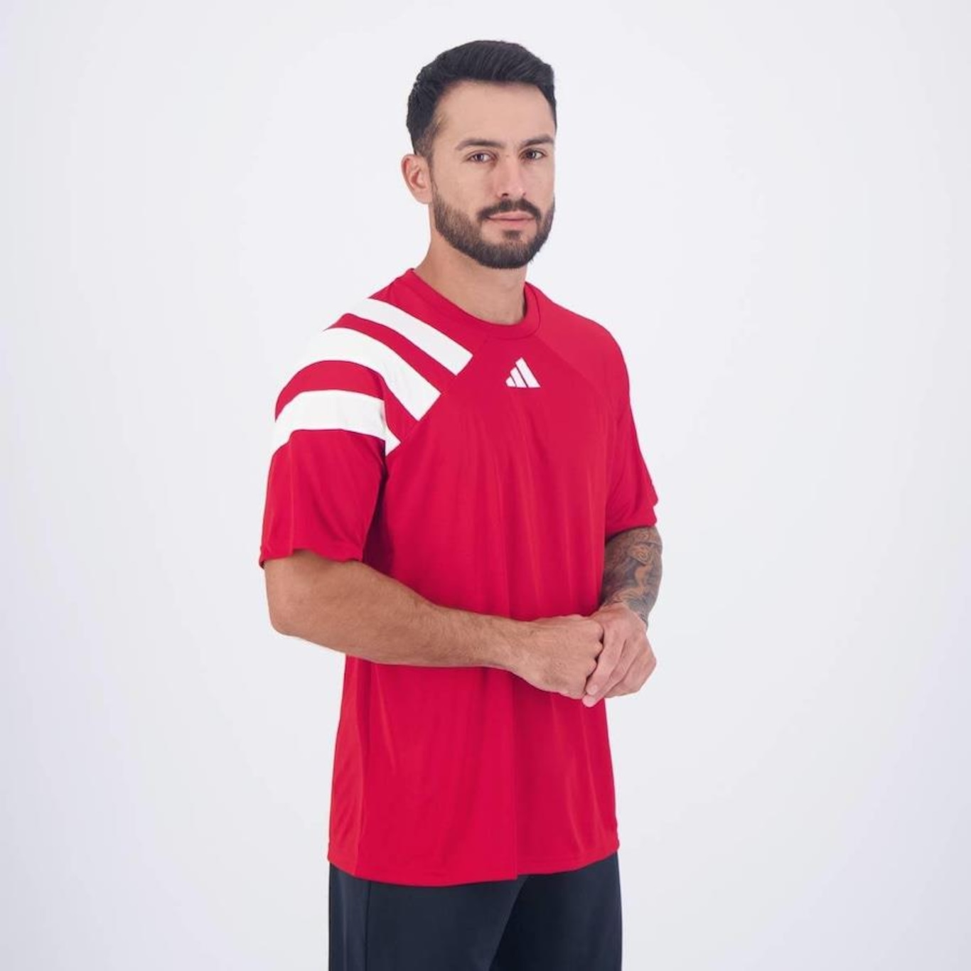 Camisa adidas Fortore 23 - Masculina - Foto 2