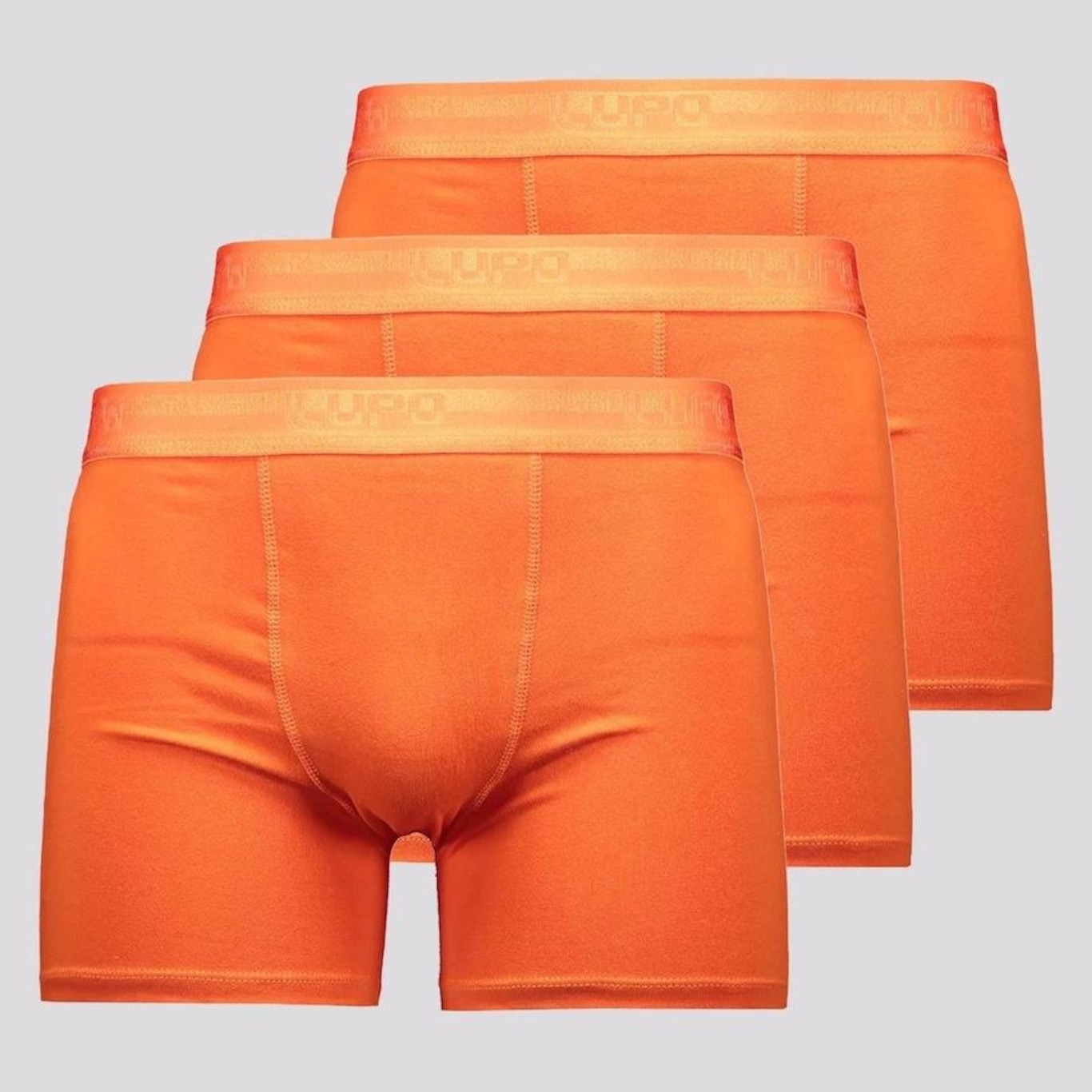 Kit Cueca Boxer Lupo Elastic Soft - 3 Unidades - Masculina - Foto 1